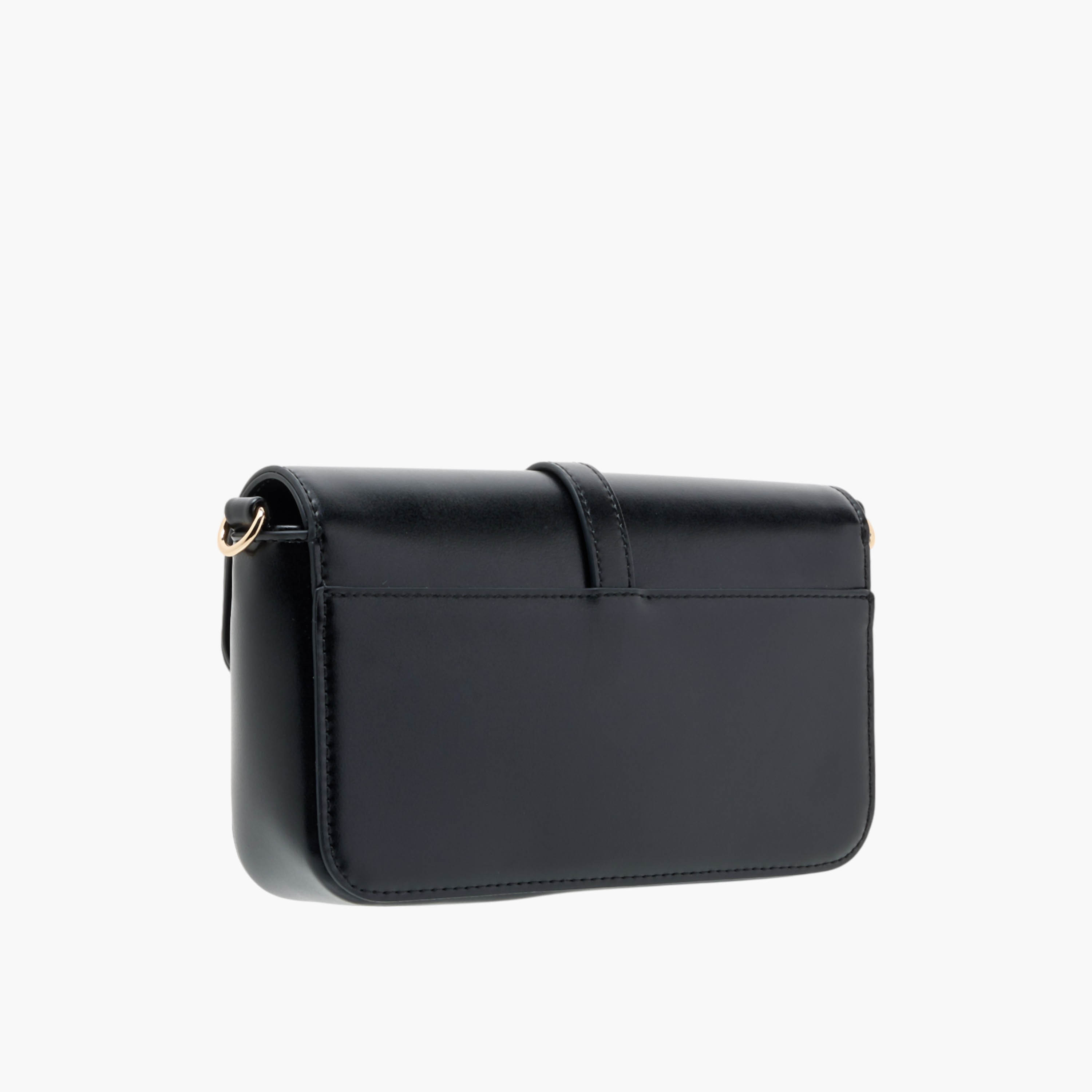 Elle Logo Accent Crossbody Bag with Chain Strap and Button Closure-women-bagsandwallets-handbags-image-4