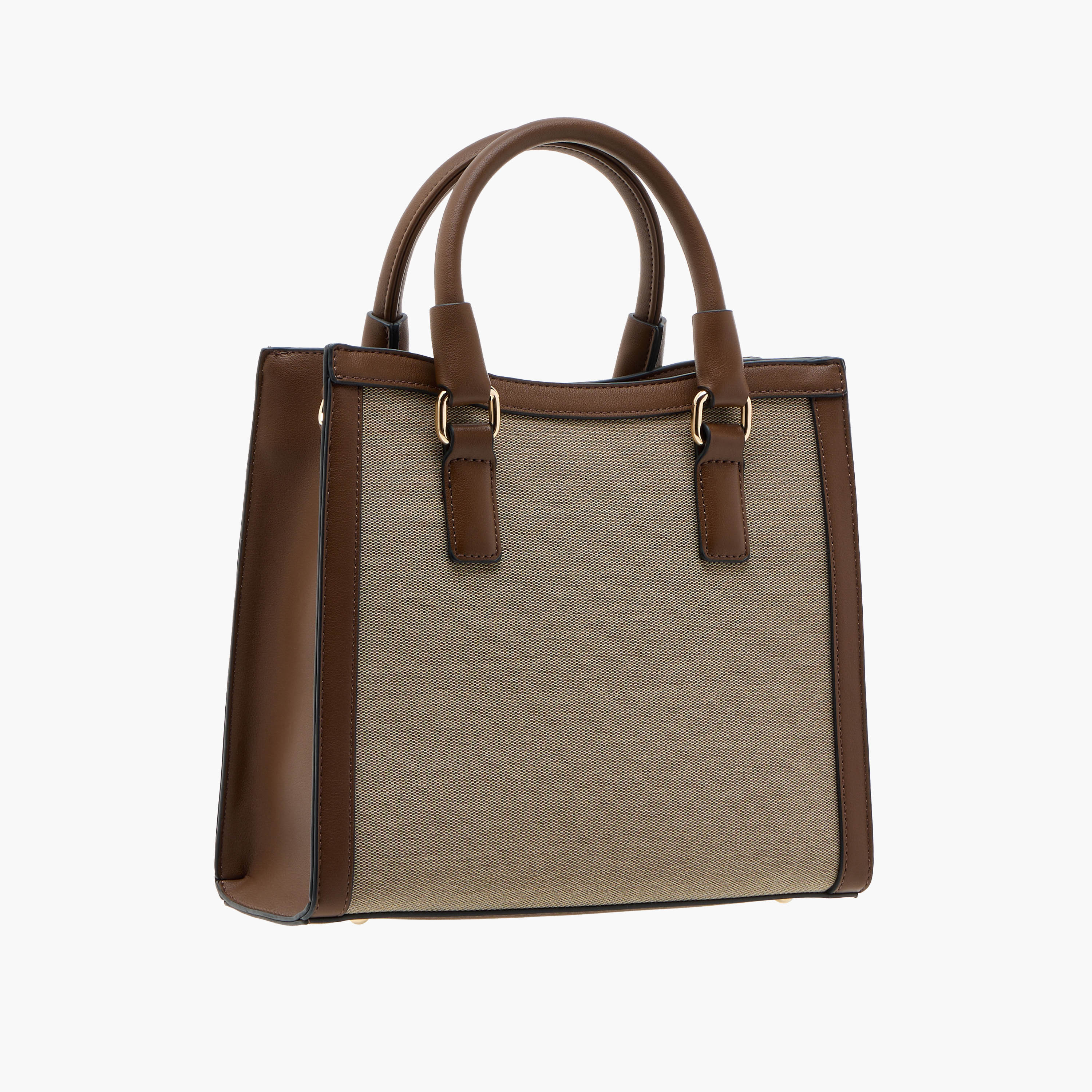 شنطة توتي بمقابض مزدوجة وسحاب إغلاق وتطريز مونوجرام من إيل-women-bagsandwallets-handbags-image-4