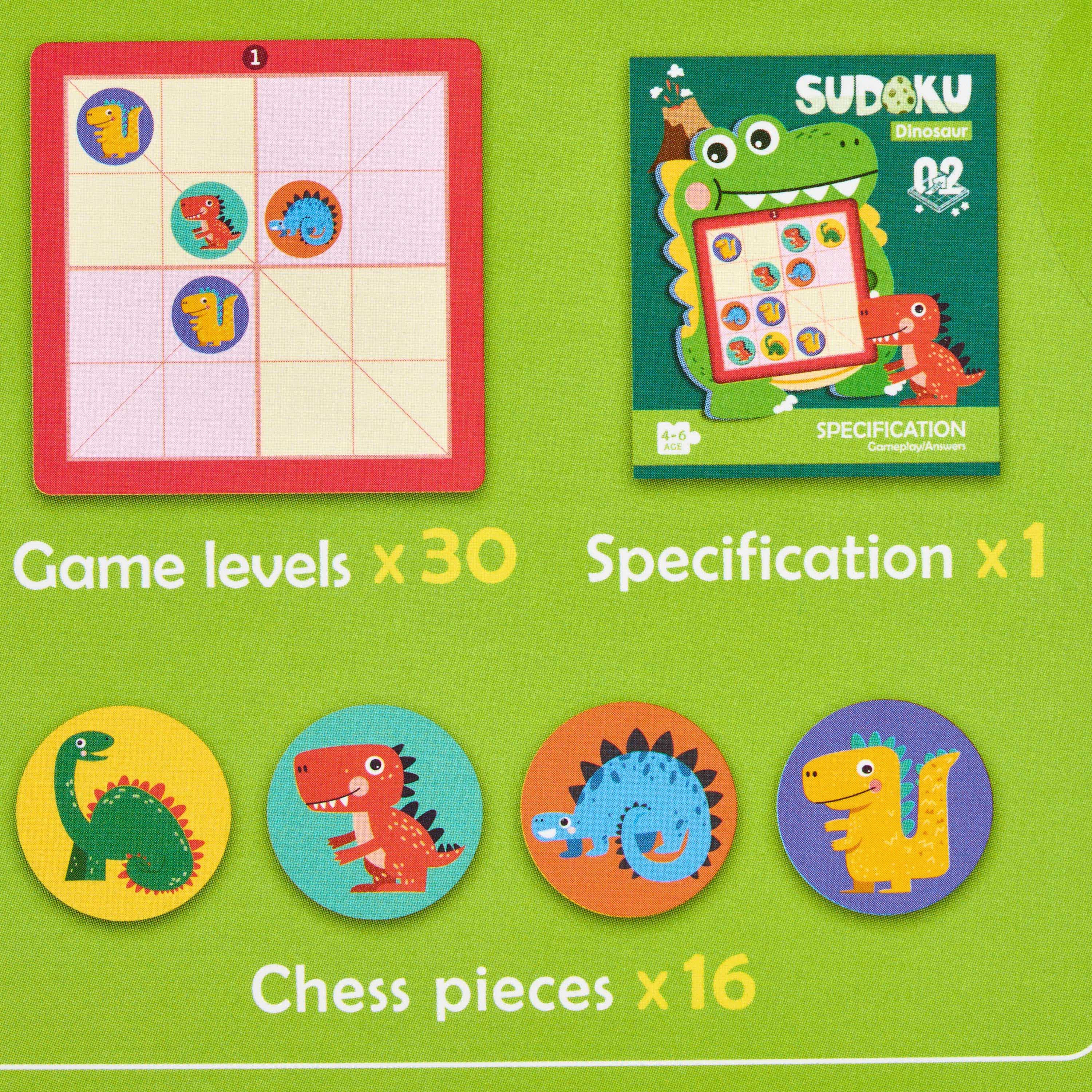 Dinosaur 16-Piece Sudoko Board Game-toys-indoortoys-boardgames-image-7