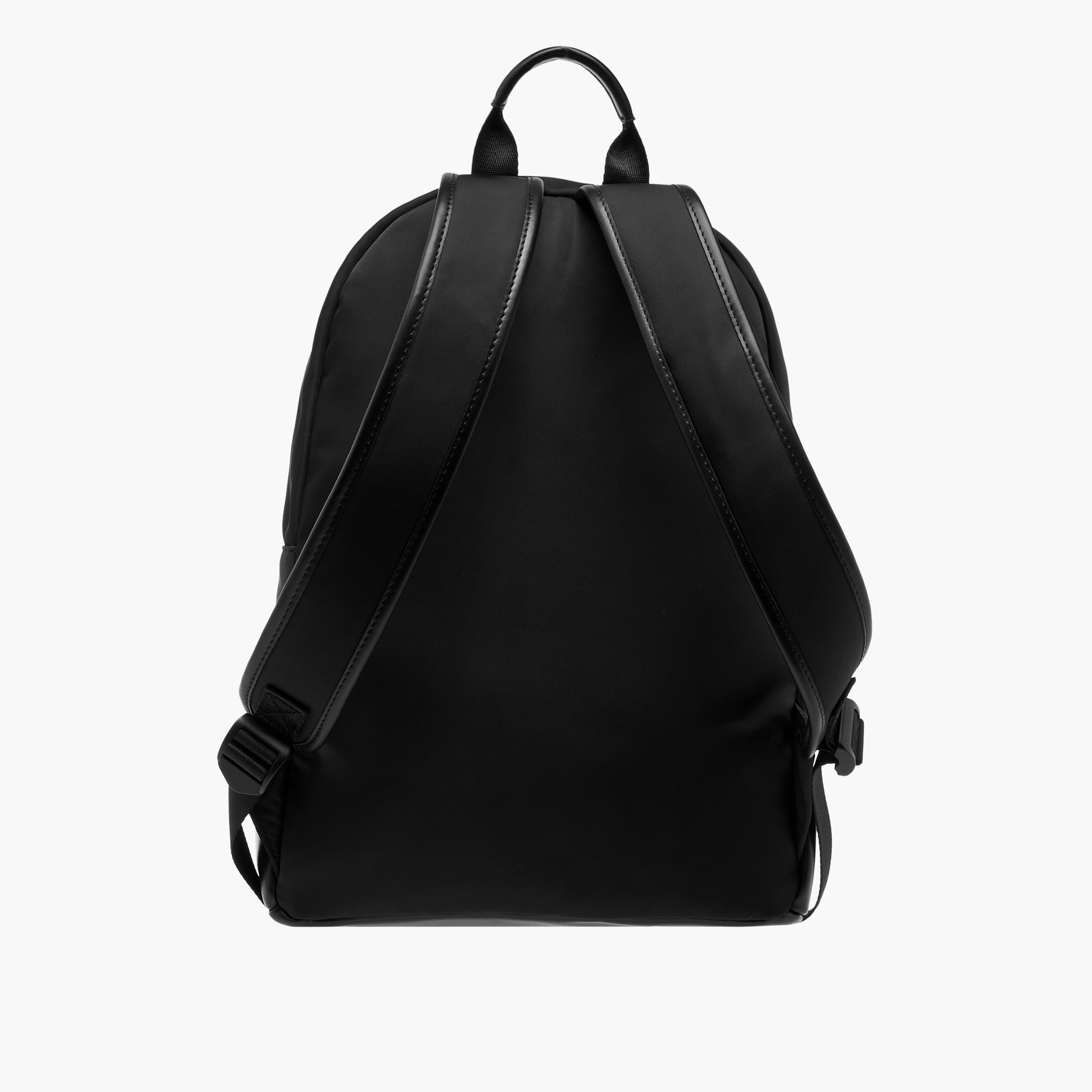 Lee Cooper Panelled Backpack with Zip Closure and Adjustable Strap - 29x15x40 cm-men-bags-image-3