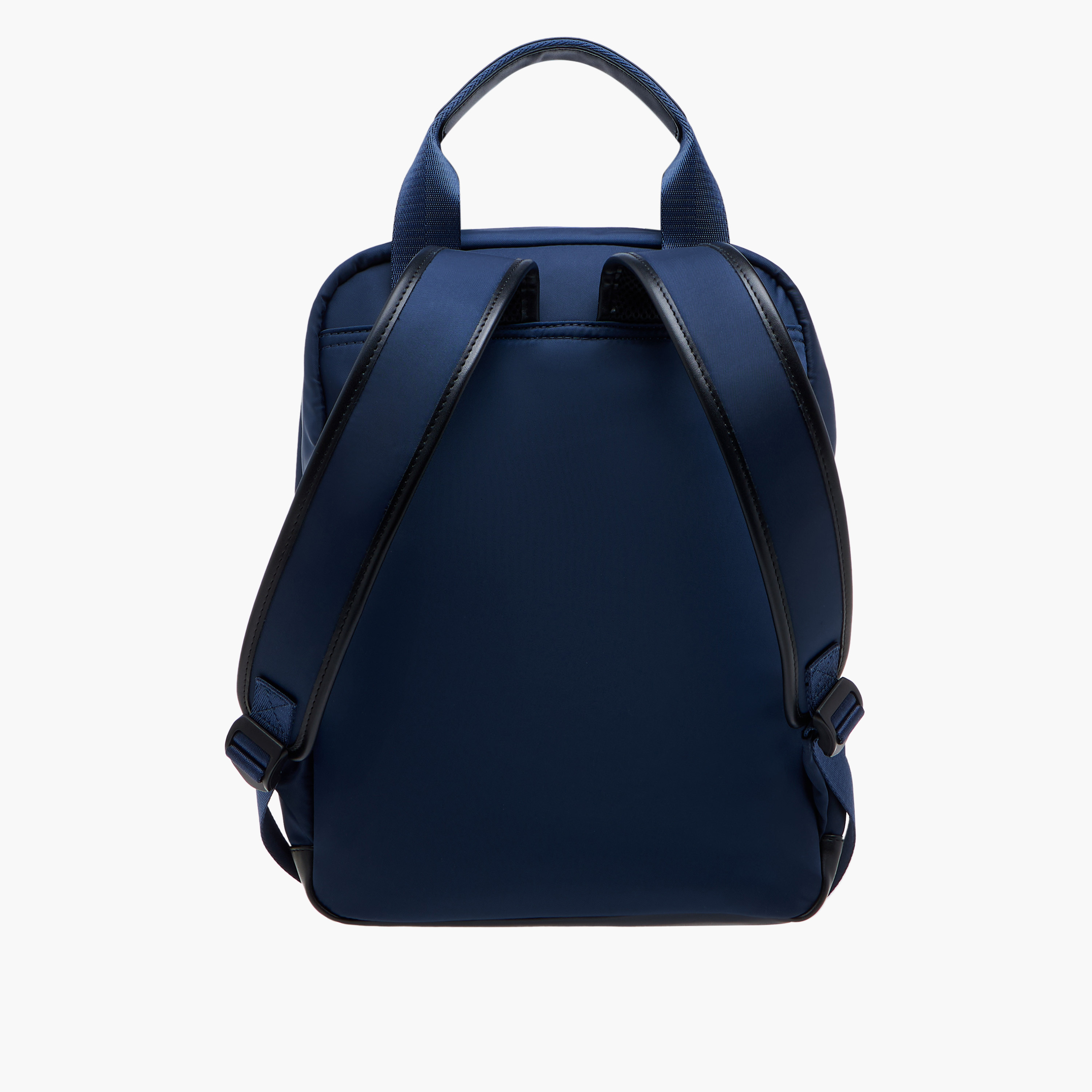 Lee Cooper Solid Backpack with Zip Closure and Adjustable Strap - 34x12x40 cm-men-bags-image-3