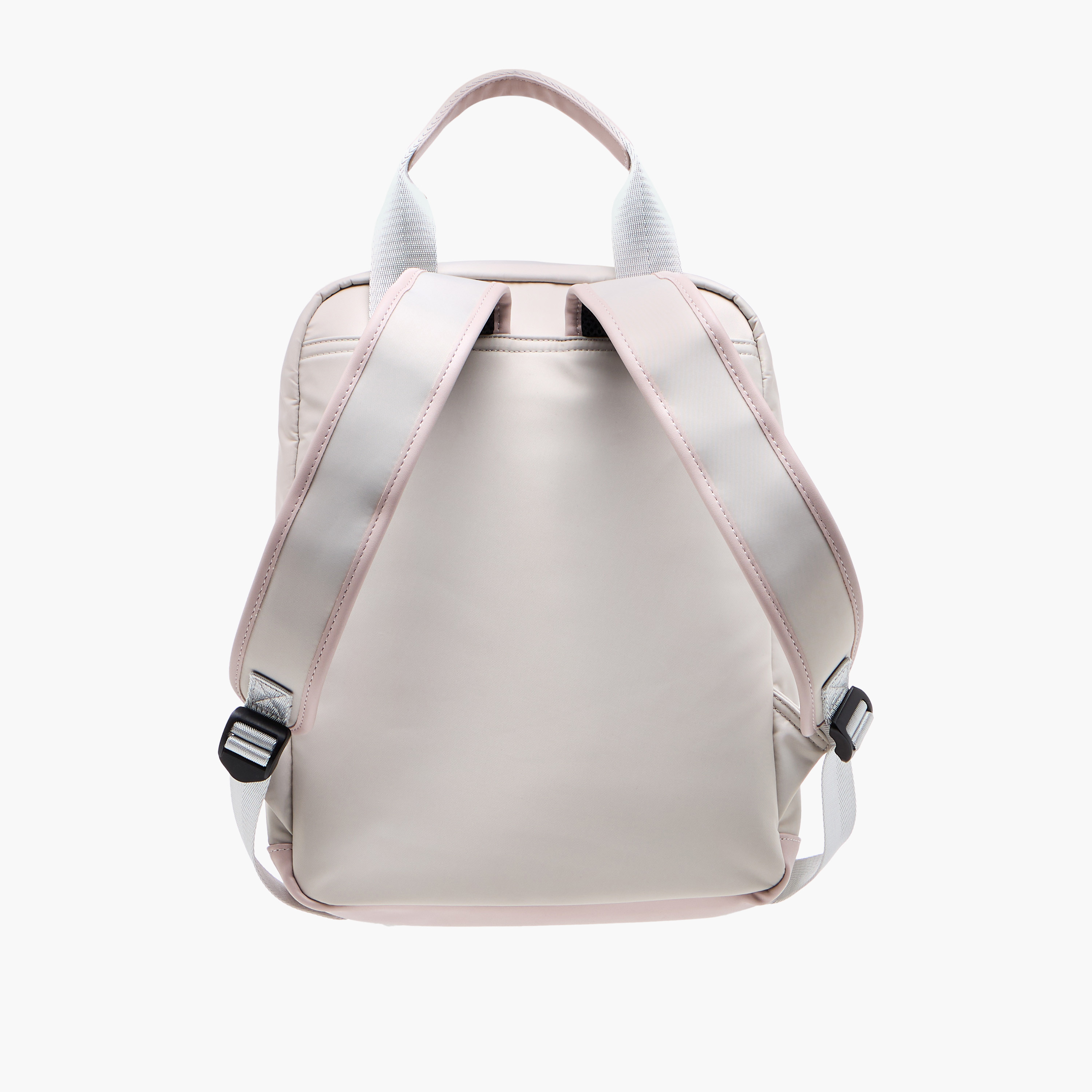 شنطة ظهر سادة بحزام قابل للتعديل وسحاب إغلاق من لي كوبر - 34x12x40 سم-women-bagsandwallets-backpacks-image-3