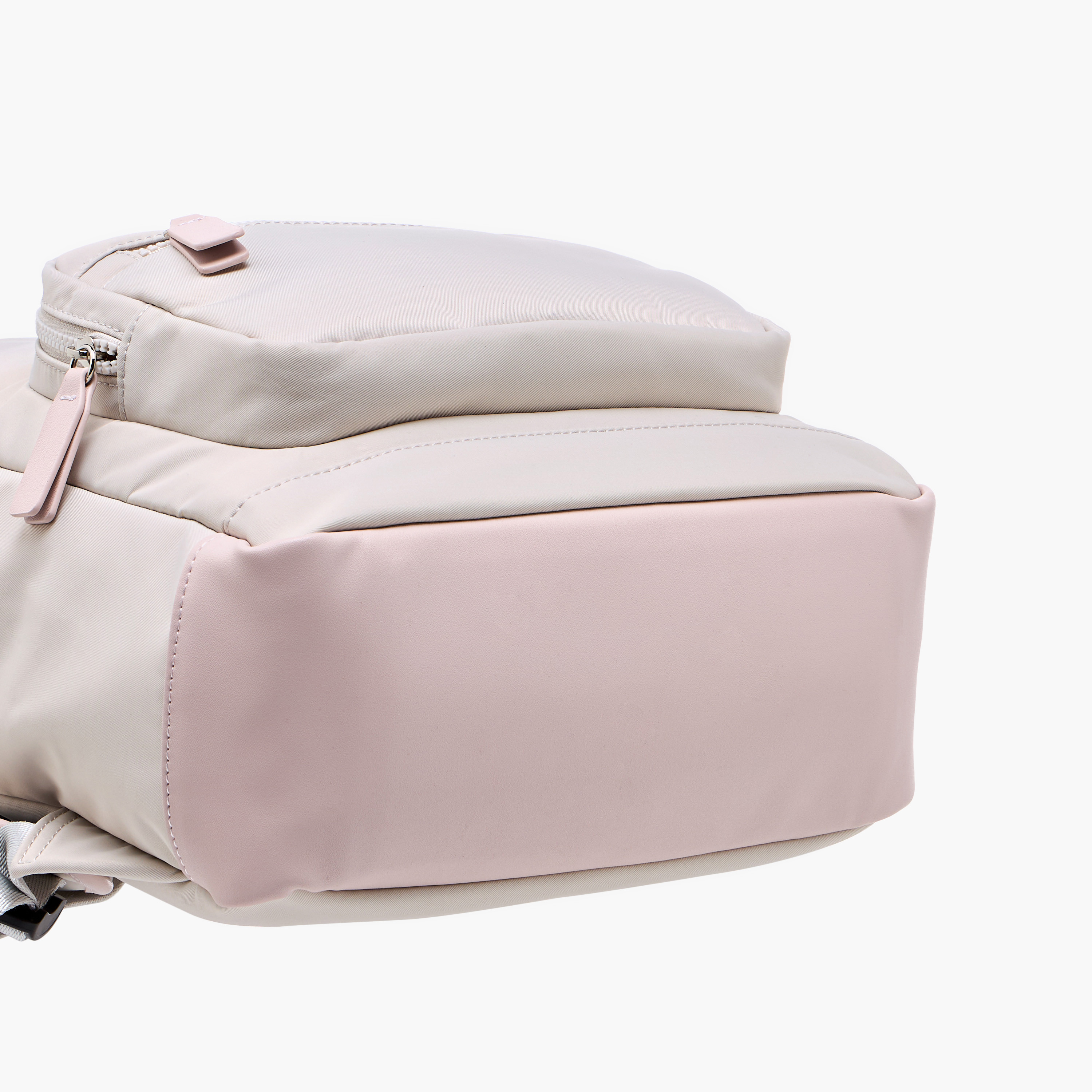 شنطة ظهر سادة بحزام قابل للتعديل وسحاب إغلاق من لي كوبر - 34x12x40 سم-women-bagsandwallets-backpacks-image-6