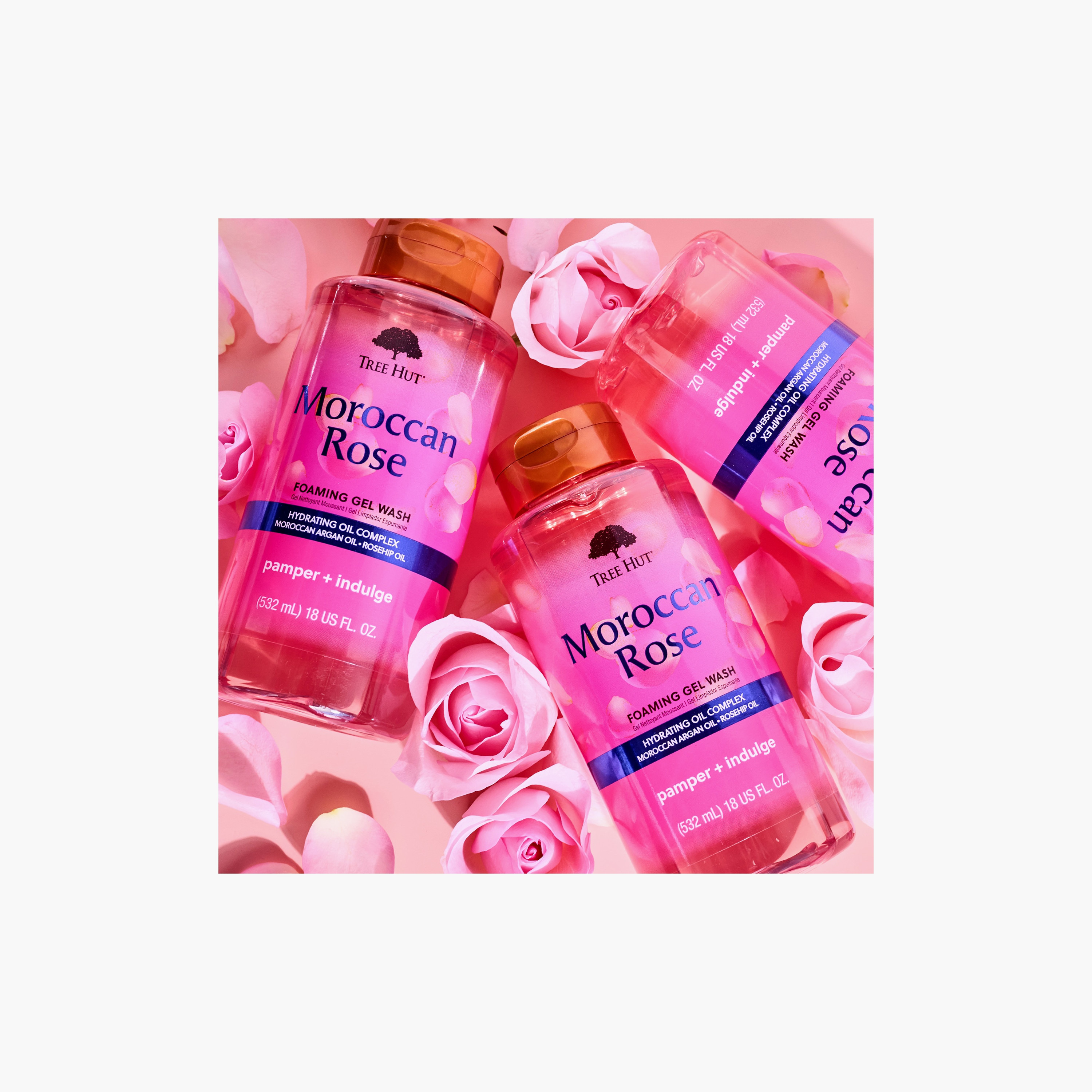 غسول جل رغوي برائحة الورد المغربي من تري هت، 532 مل-beautyandpersonalcare-bathandbody-bathandshower-bodywash-image-2