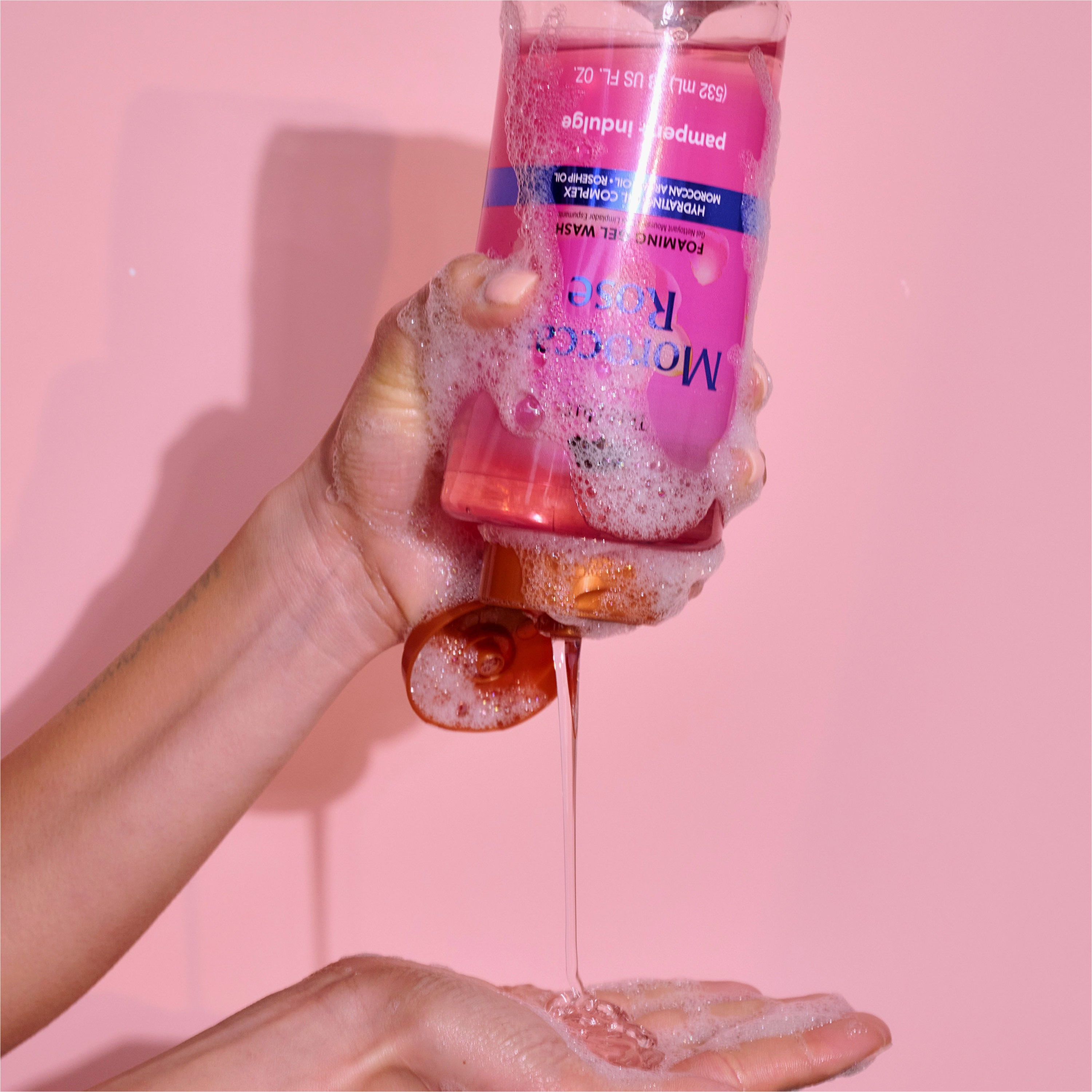 غسول جل رغوي برائحة الورد المغربي من تري هت، 532 مل-beautyandpersonalcare-bathandbody-bathandshower-bodywash-image-3