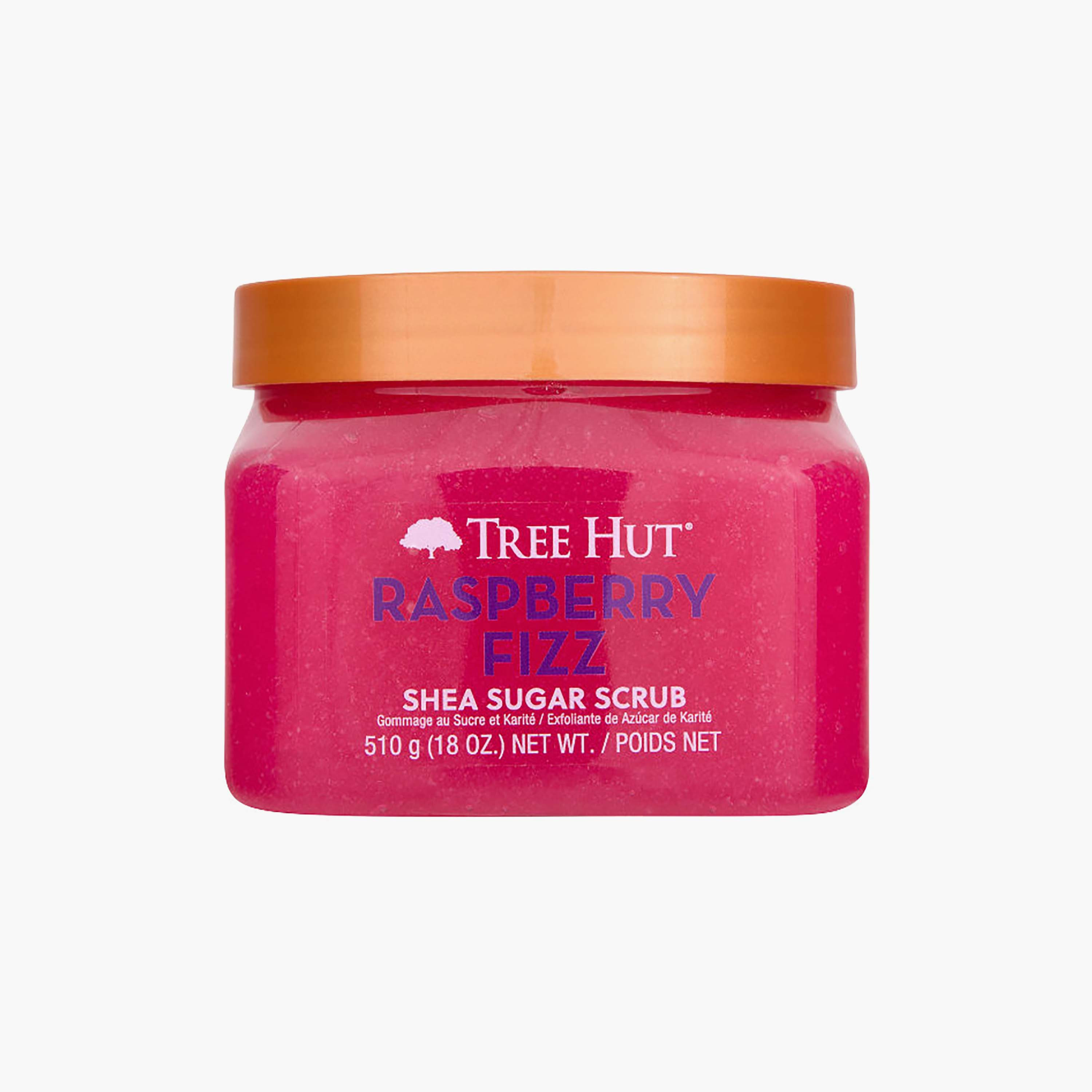 مقشر سكر الشيا بزبدة الشيا بنكهة توت العليق من تري هت، 510 غرام-beautyandpersonalcare-bathandbody-bathandshower-scrubs-image-1