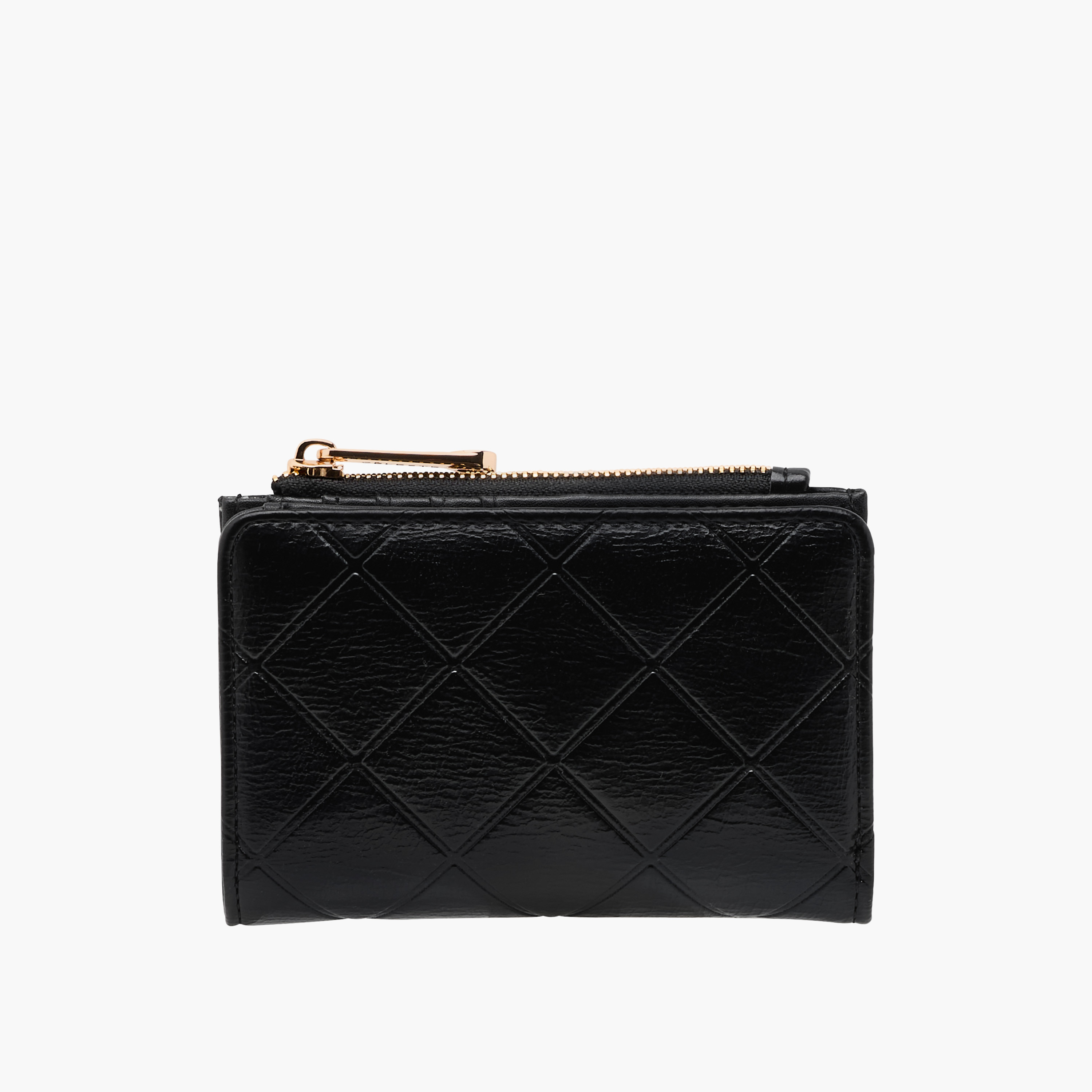 محفظة مبطنة بطيّة ثنائية وسحاب إغلاق من سيليست-women-bagsandwallets-wallets-image-1