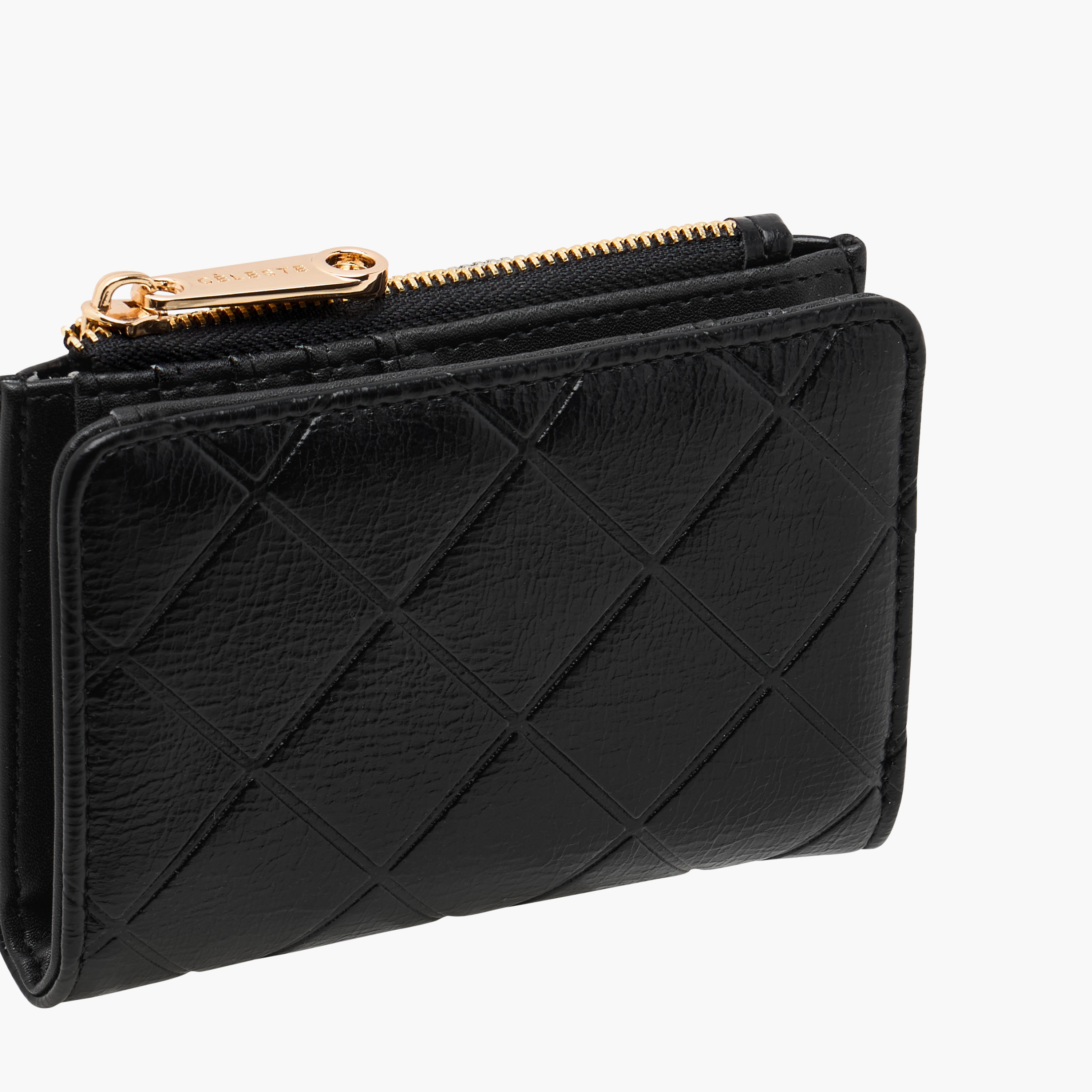 محفظة مبطنة بطيّة ثنائية وسحاب إغلاق من سيليست-women-bagsandwallets-wallets-image-3