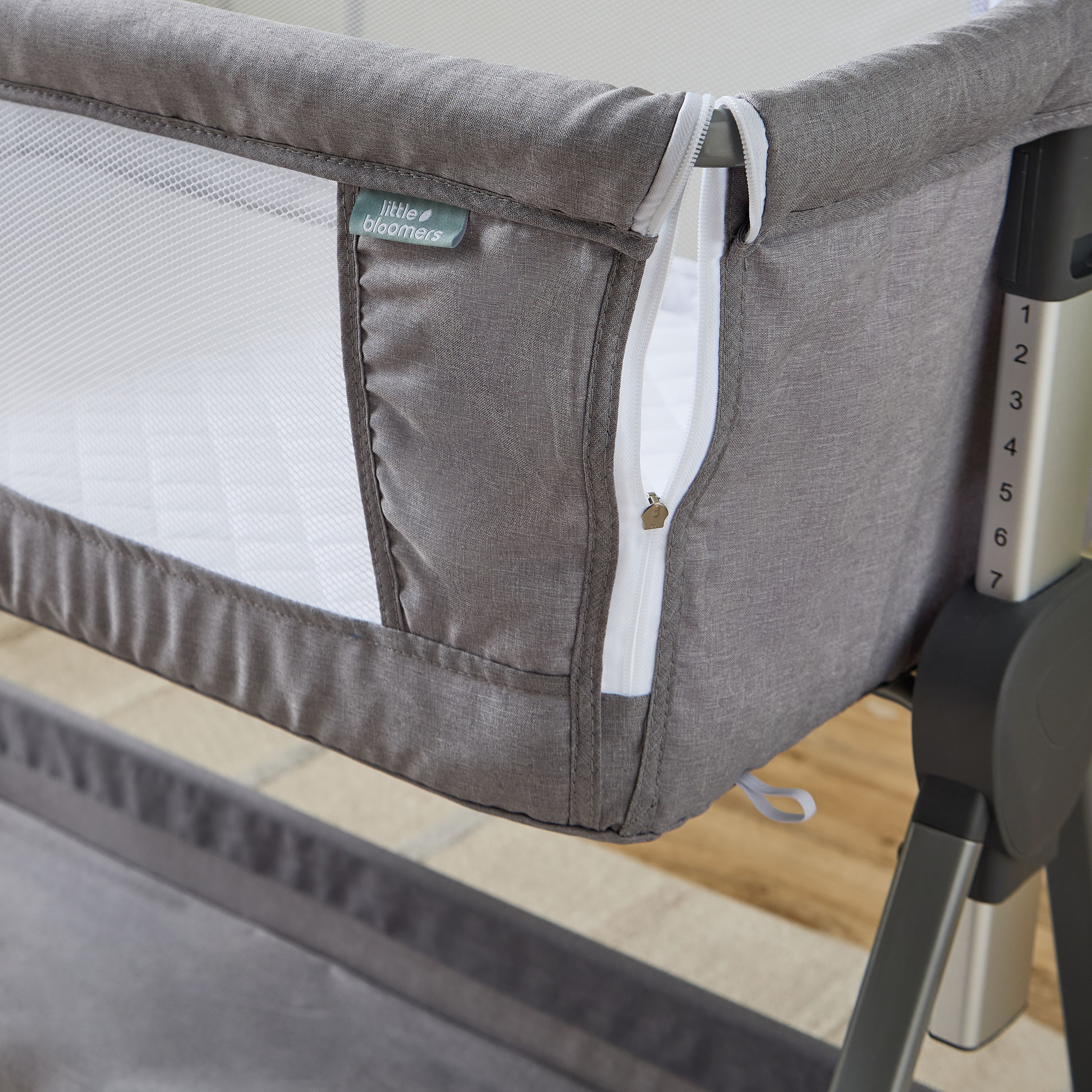 Little Bloomers Side Bed Bassinet with Mosquito Net-baby-nursery-furniture-cribsandbeds-bassinets-image-11