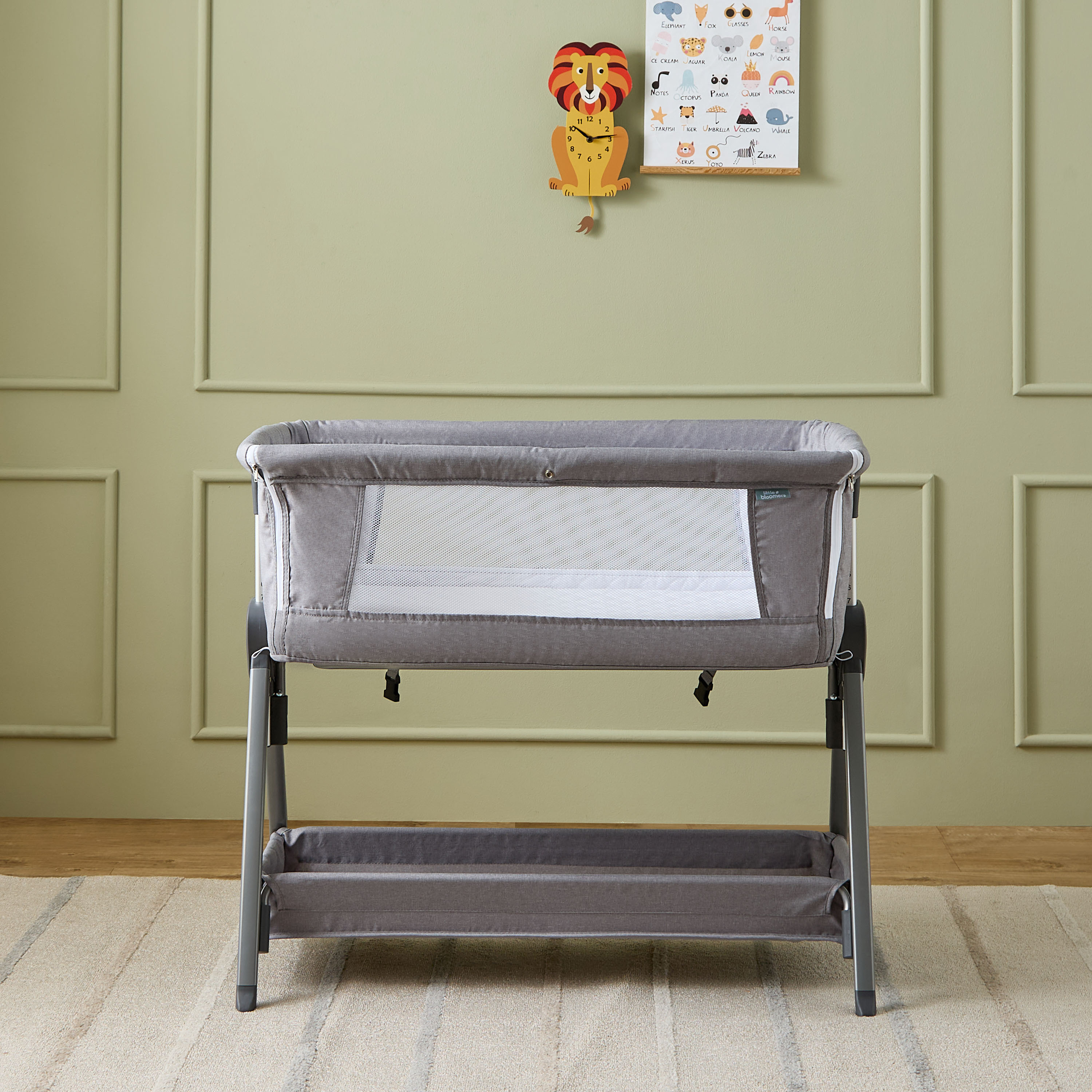 Little Bloomers Side Bed Bassinet with Mosquito Net-baby-nursery-furniture-cribsandbeds-bassinets-image-3