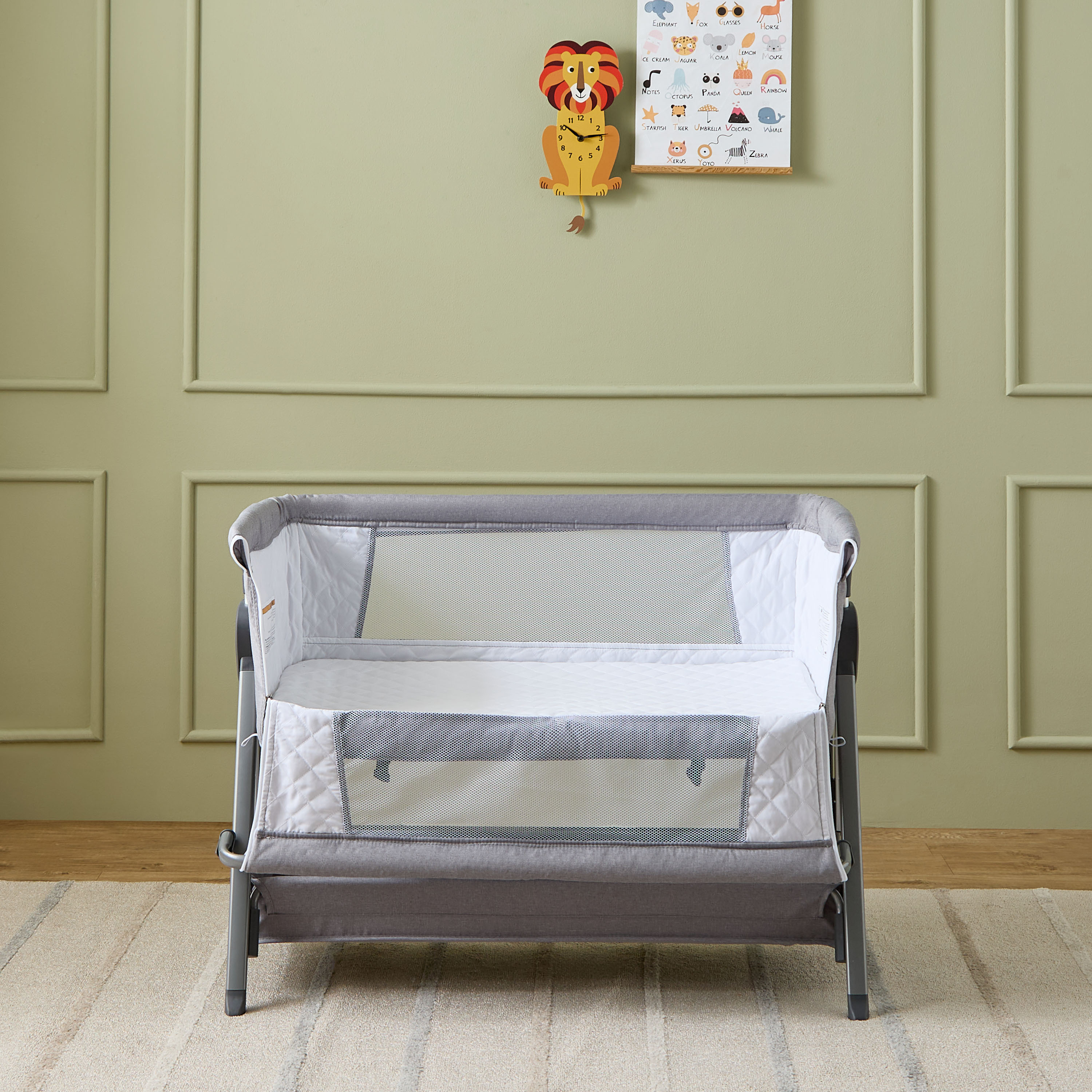 Little Bloomers Side Bed Bassinet with Mosquito Net-baby-nursery-furniture-cribsandbeds-bassinets-image-6
