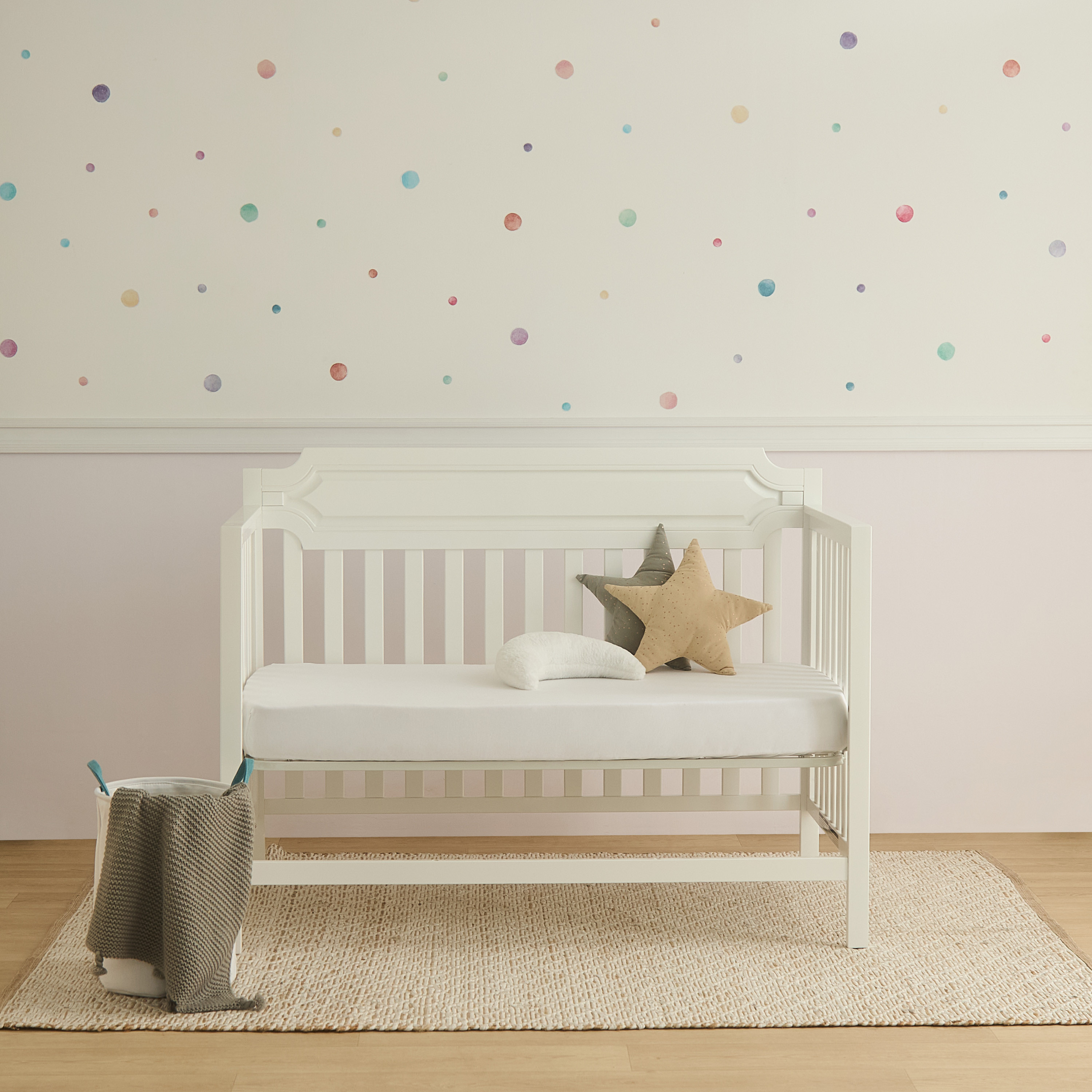 Juniors Solid Fitted Sheet - 70x130x20 cm-baby-nursery-babybedding-image-5