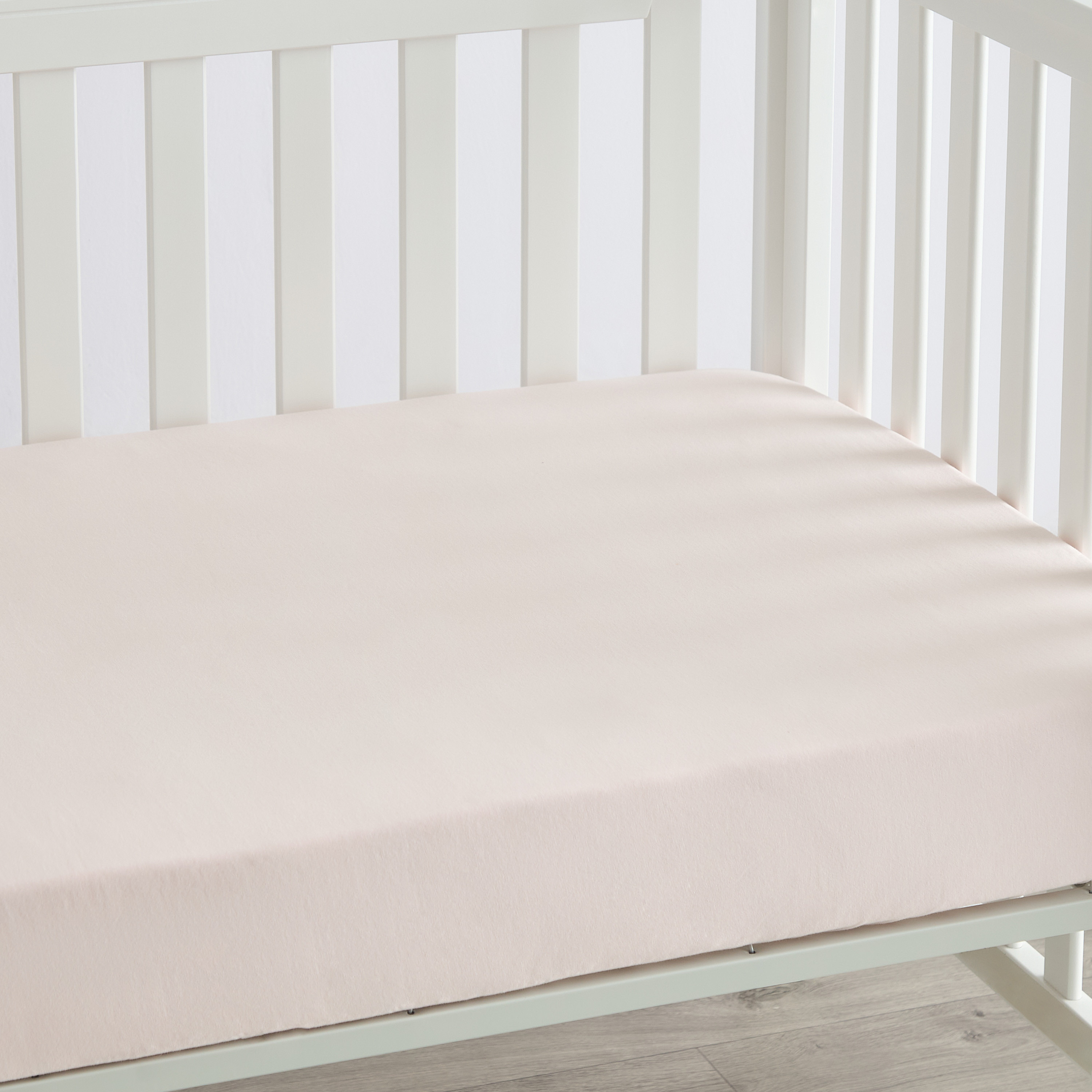 Juniors Solid Fitted Sheet - 70x130x20 cm-baby-nursery-babybedding-image-3