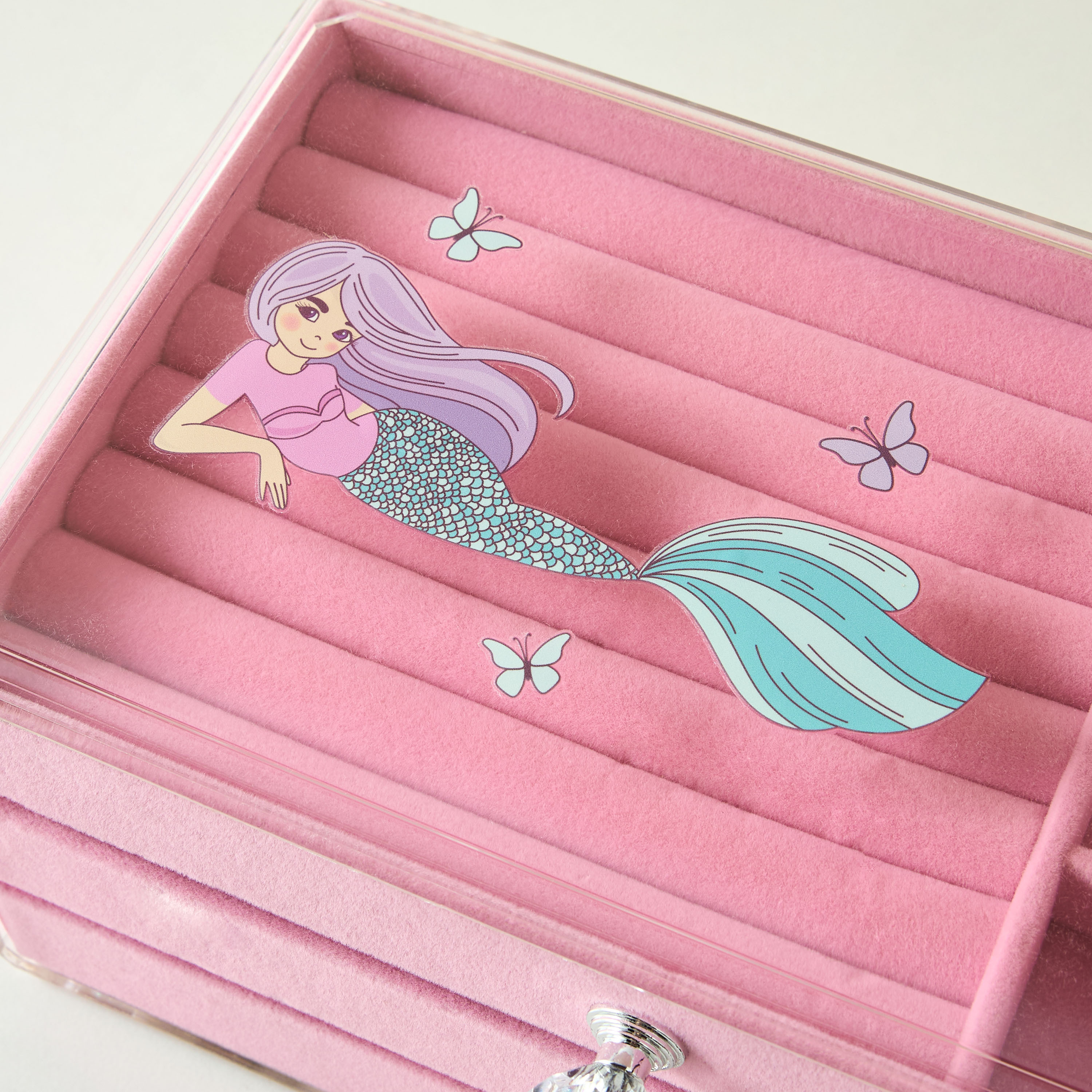 Mermaid 3-Compartment Jewellery Organiser - 24x14x11cms-women-watchesandjewellery-jewellery-storage-image-4