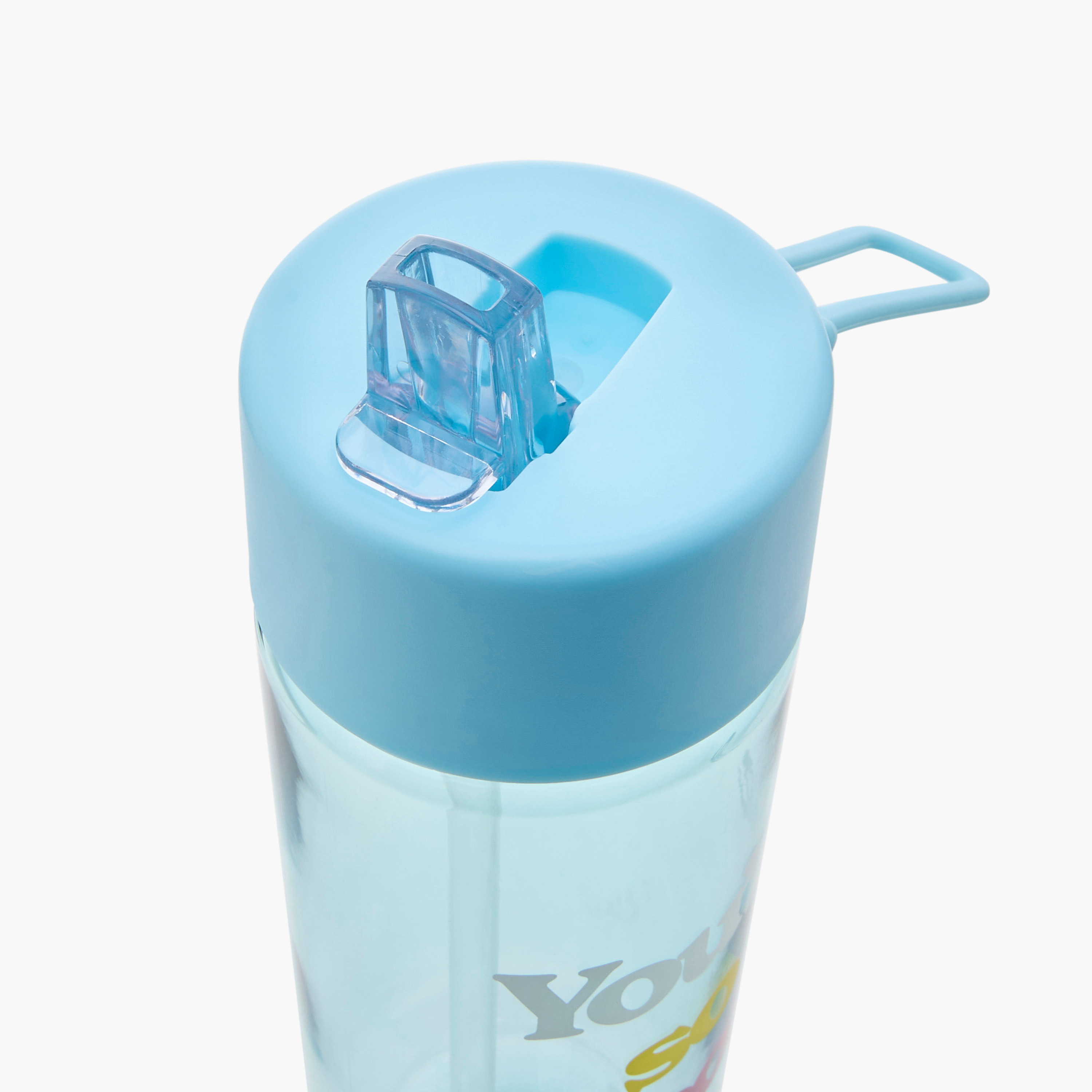 Slogan Print Tritan Sipper Water Bottle-school-waterbottles-image-4