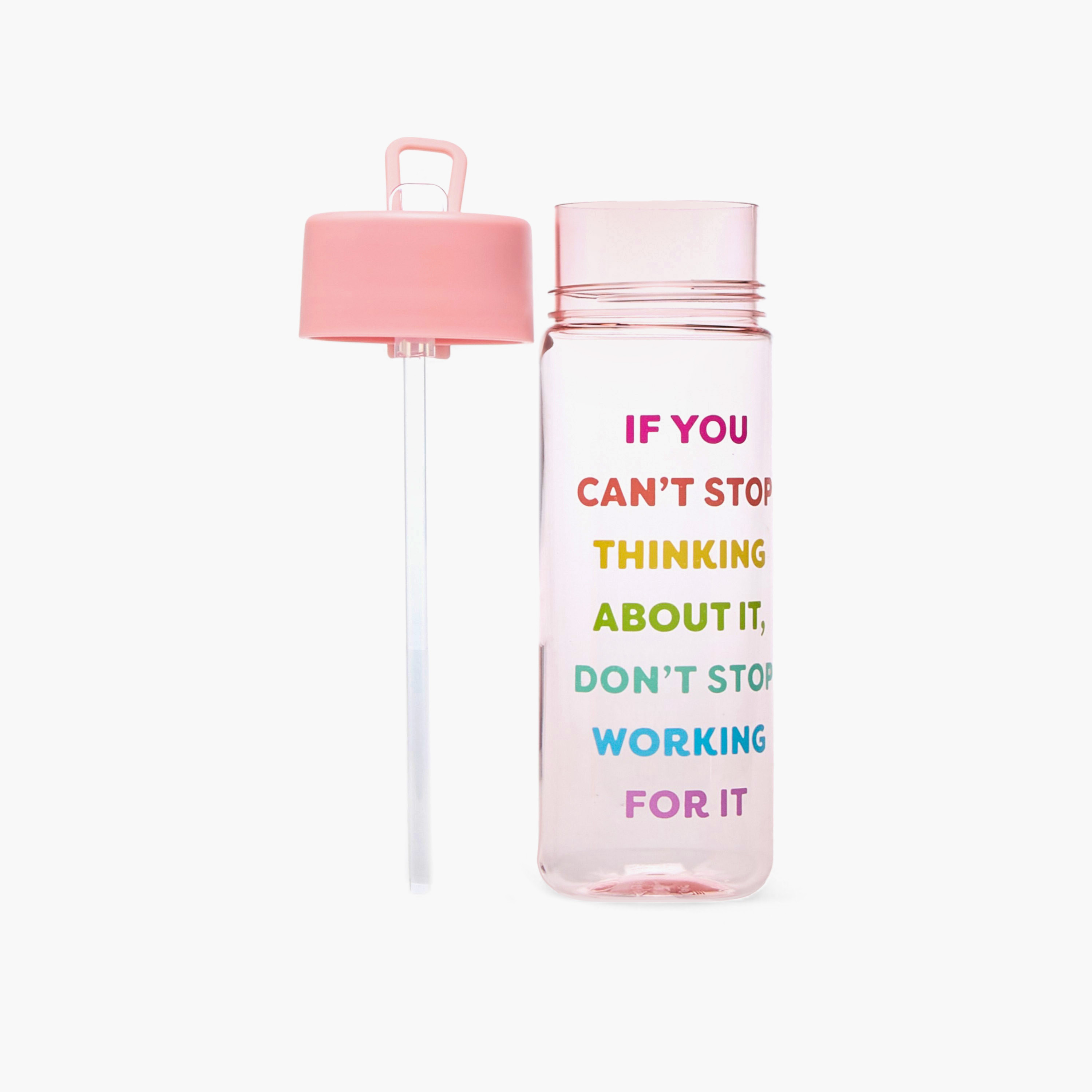 Slogan Print Sipper Water Bottle-school-waterbottles-image-2