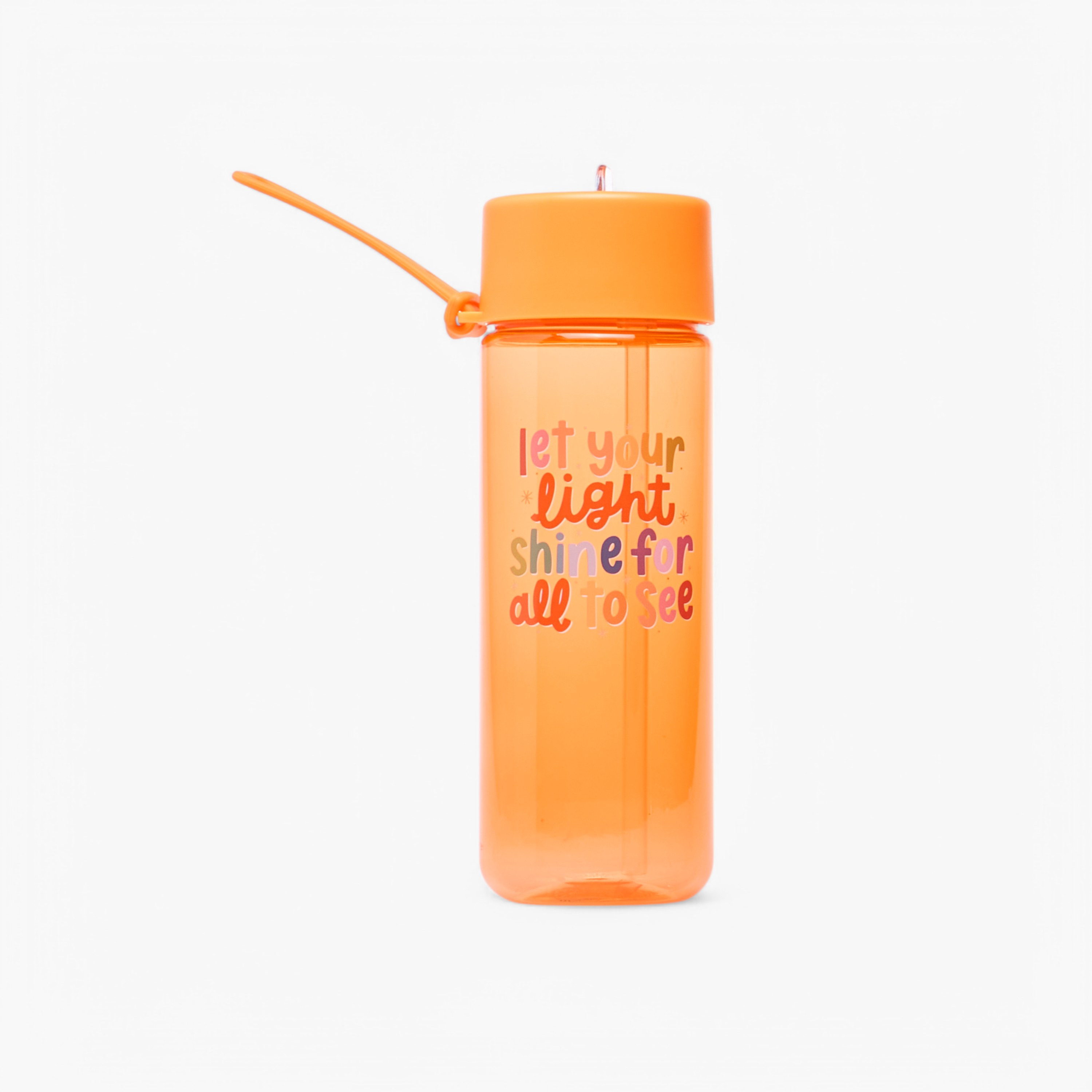 Slogan Print Sipper Water Bottle-school-waterbottles-image-1