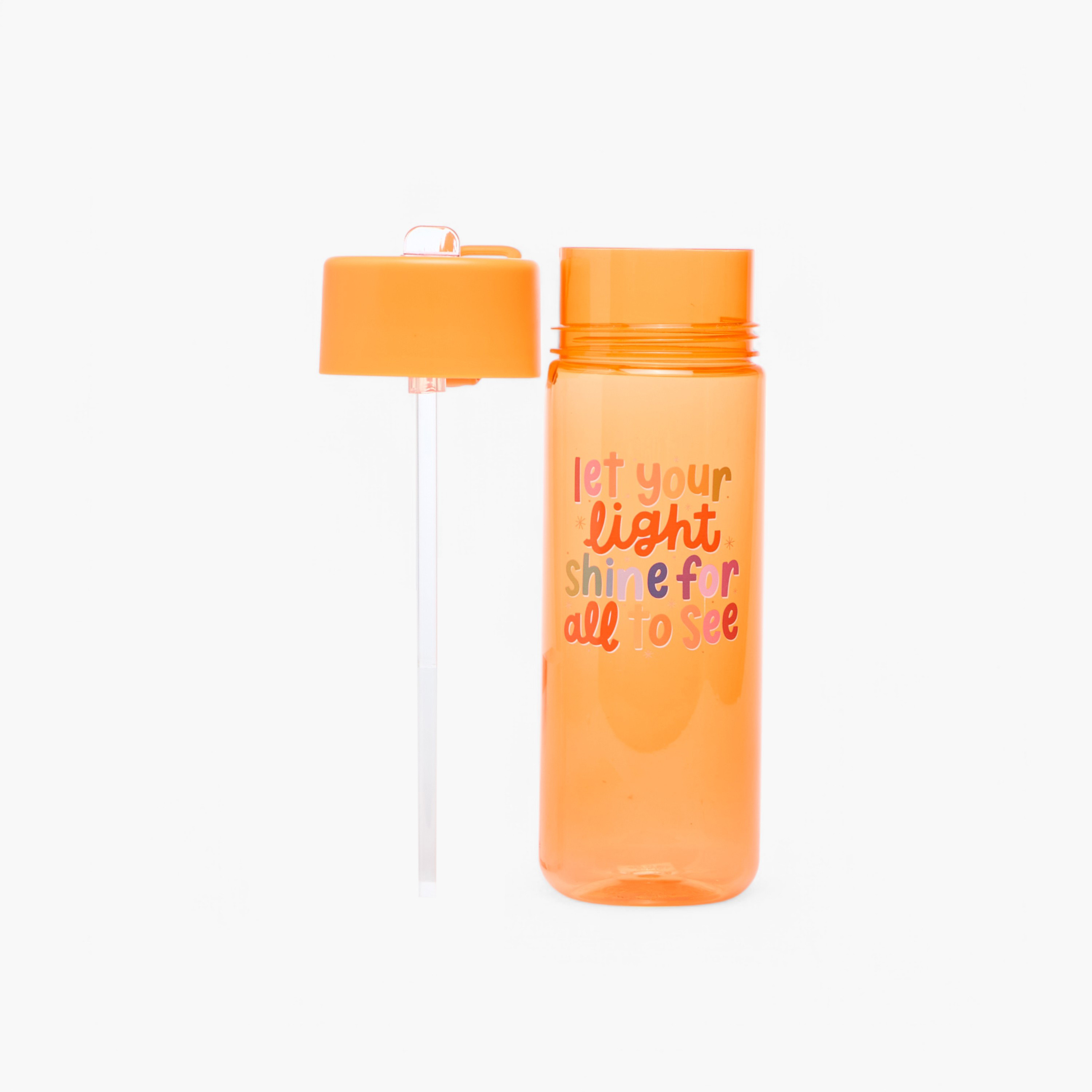 Slogan Print Sipper Water Bottle-school-waterbottles-image-2
