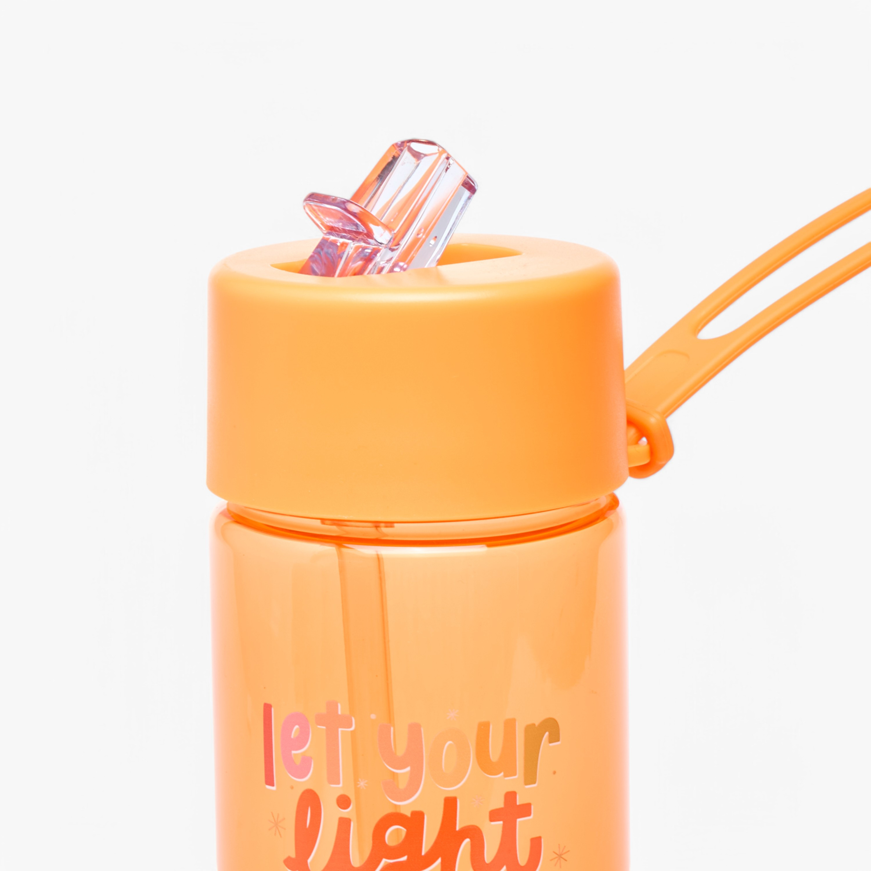 Slogan Print Sipper Water Bottle-school-waterbottles-image-4