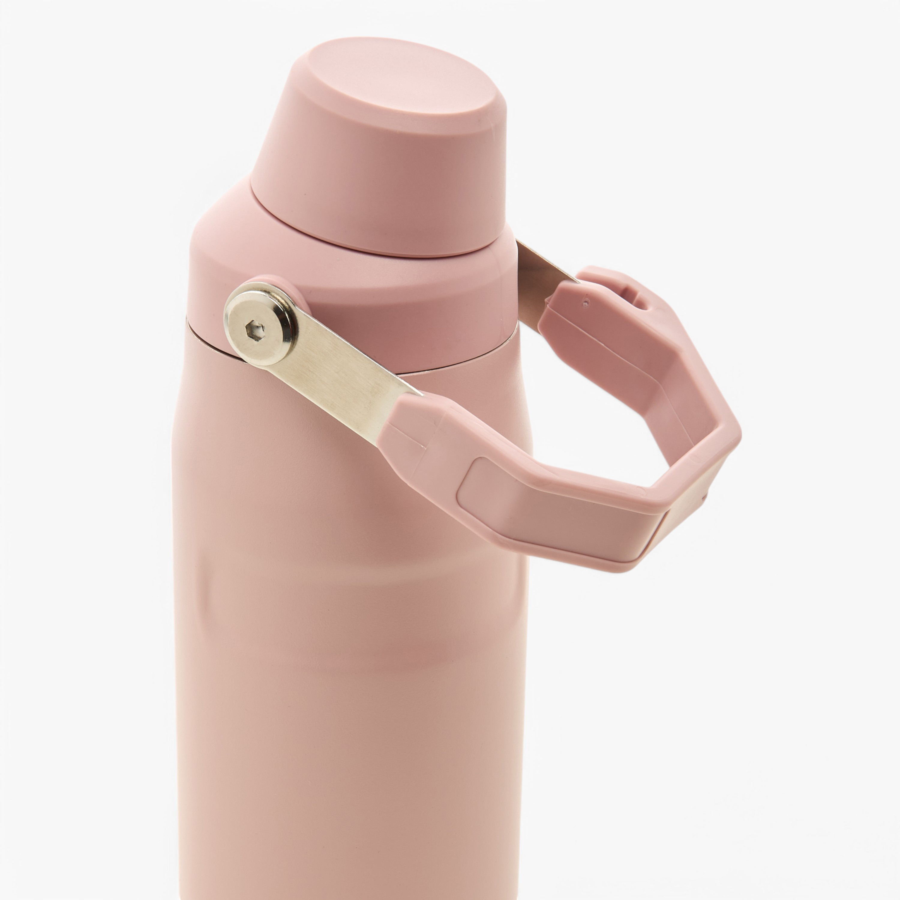 قارورة عازلة ستانلس ستيل سادة بجدار مزدوج مع مقبض - 750 مل-school-waterbottles-image-3
