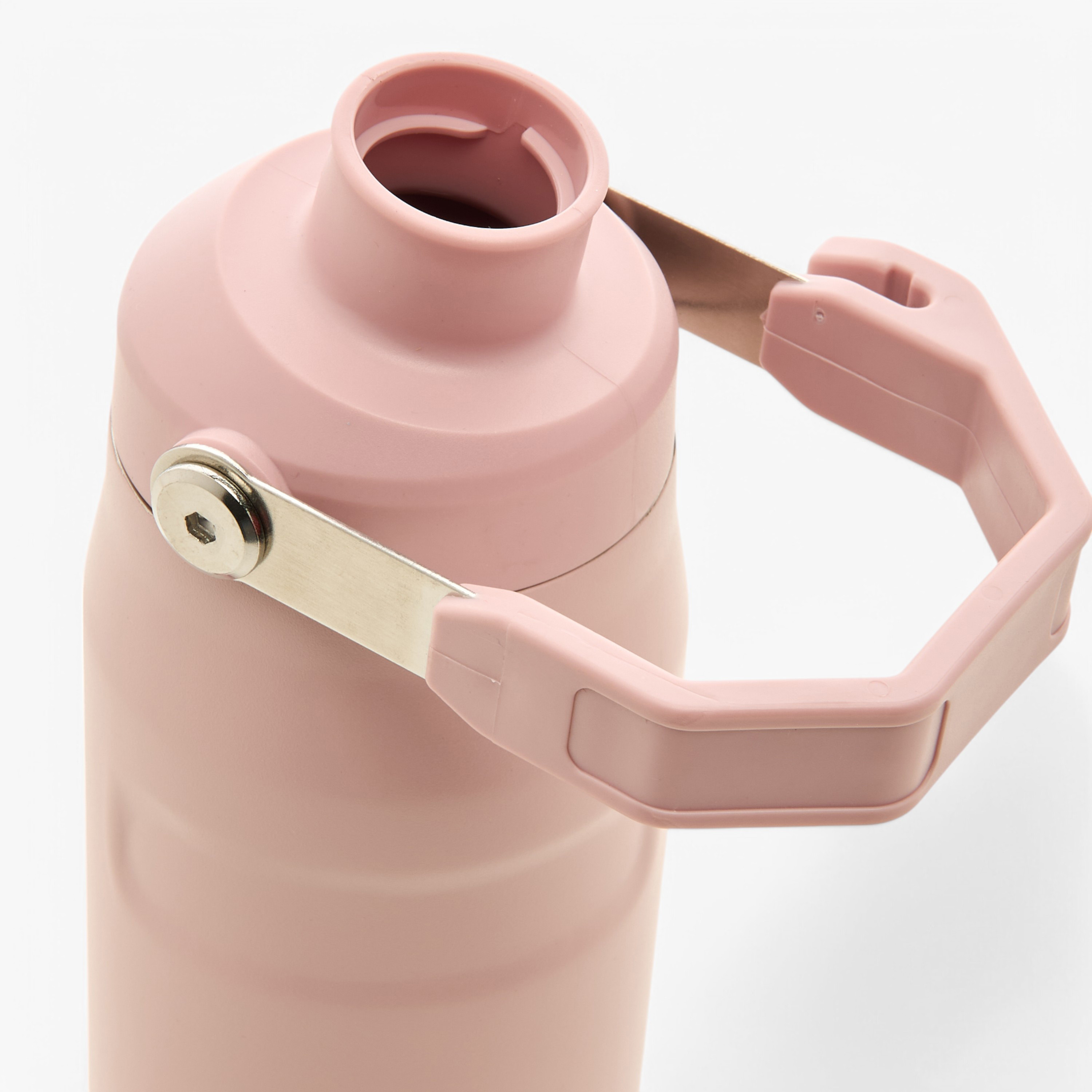 قارورة عازلة ستانلس ستيل سادة بجدار مزدوج مع مقبض - 750 مل-school-waterbottles-image-5