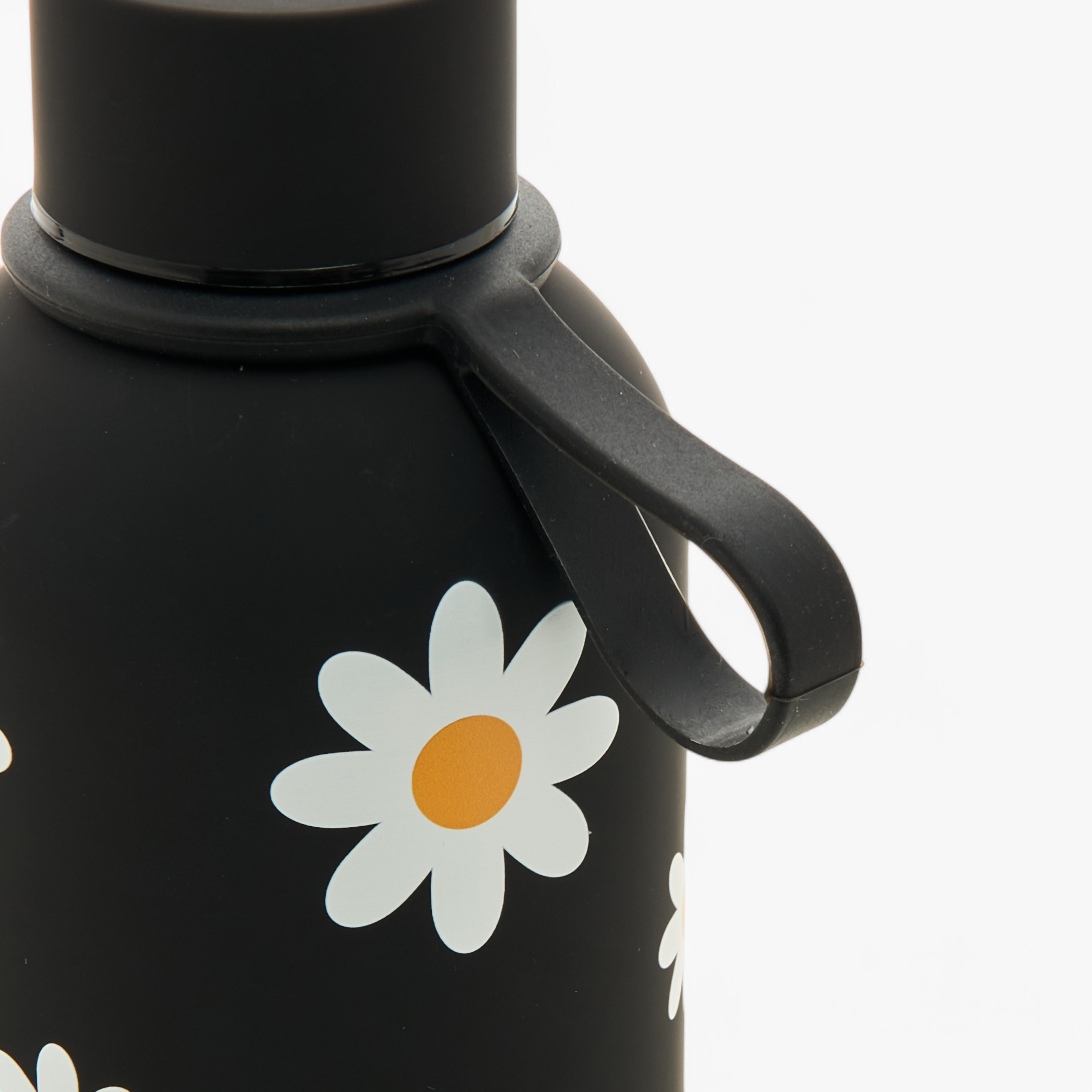 Floral Print Water Bottle with Screw Lid and Handle - 500 ml-school-waterbottles-image-4