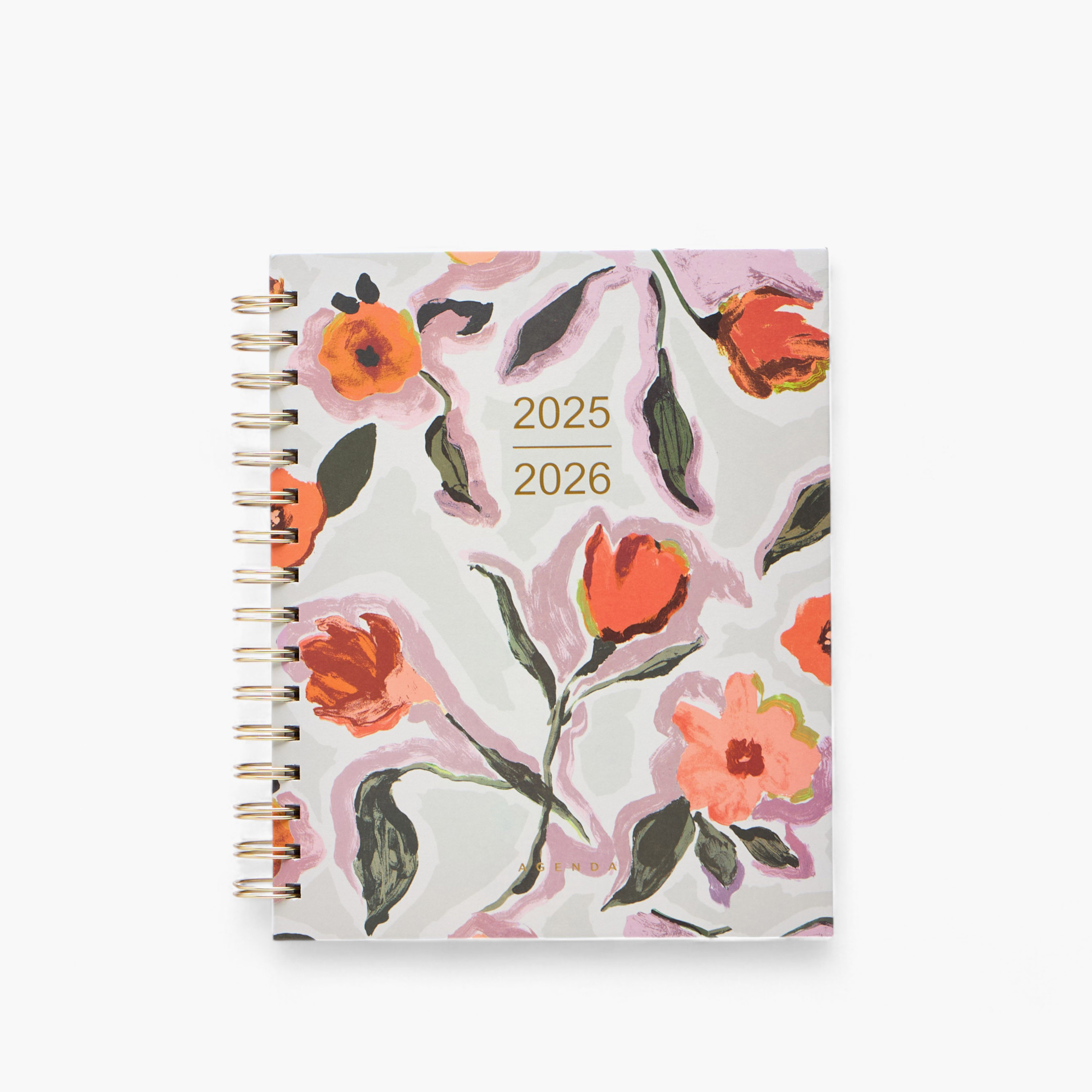 Floral Print 18-Month Hardcover Agenda Planner-school-stationery-notebooks-image-2