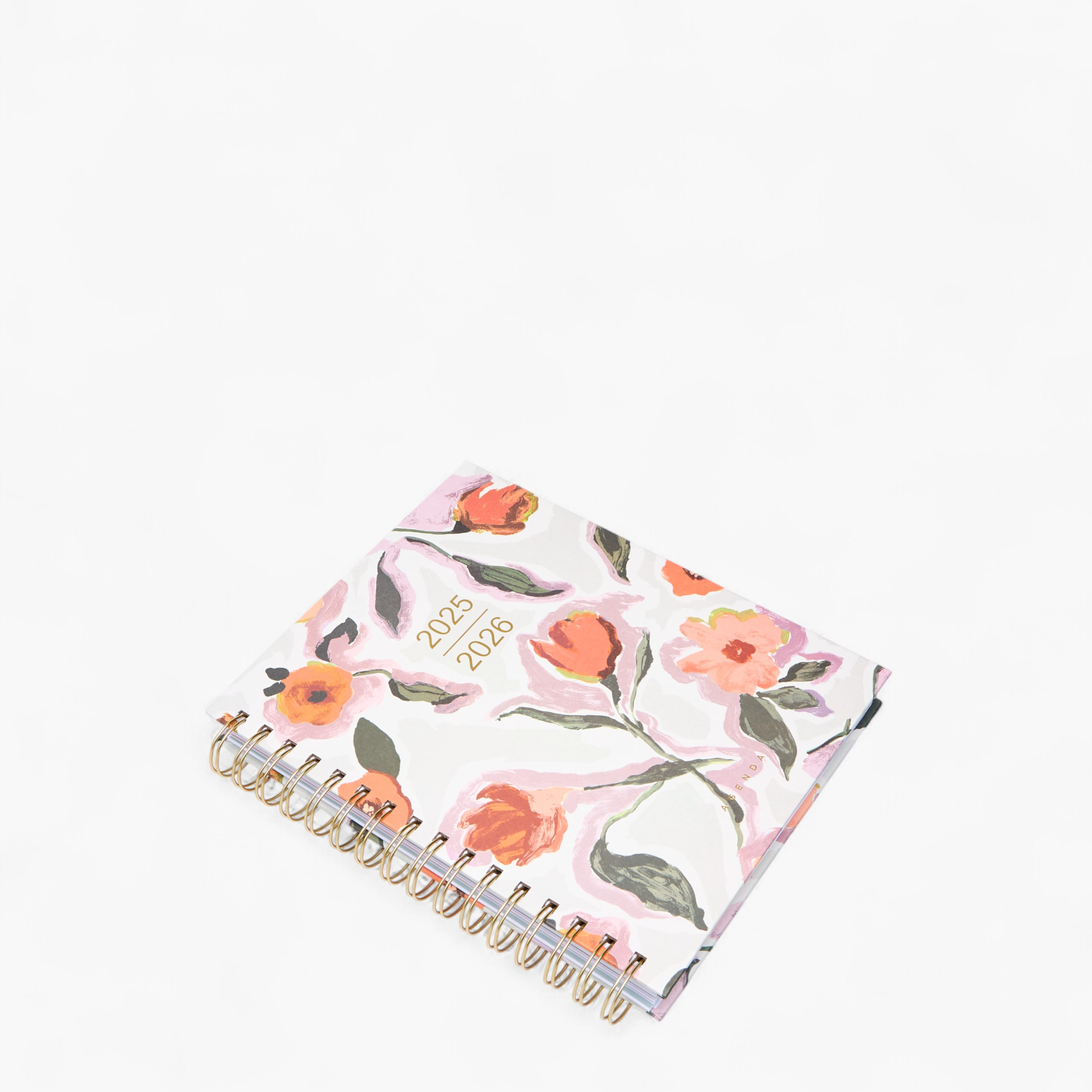 Floral Print 18-Month Hardcover Agenda Planner-school-stationery-notebooks-image-3