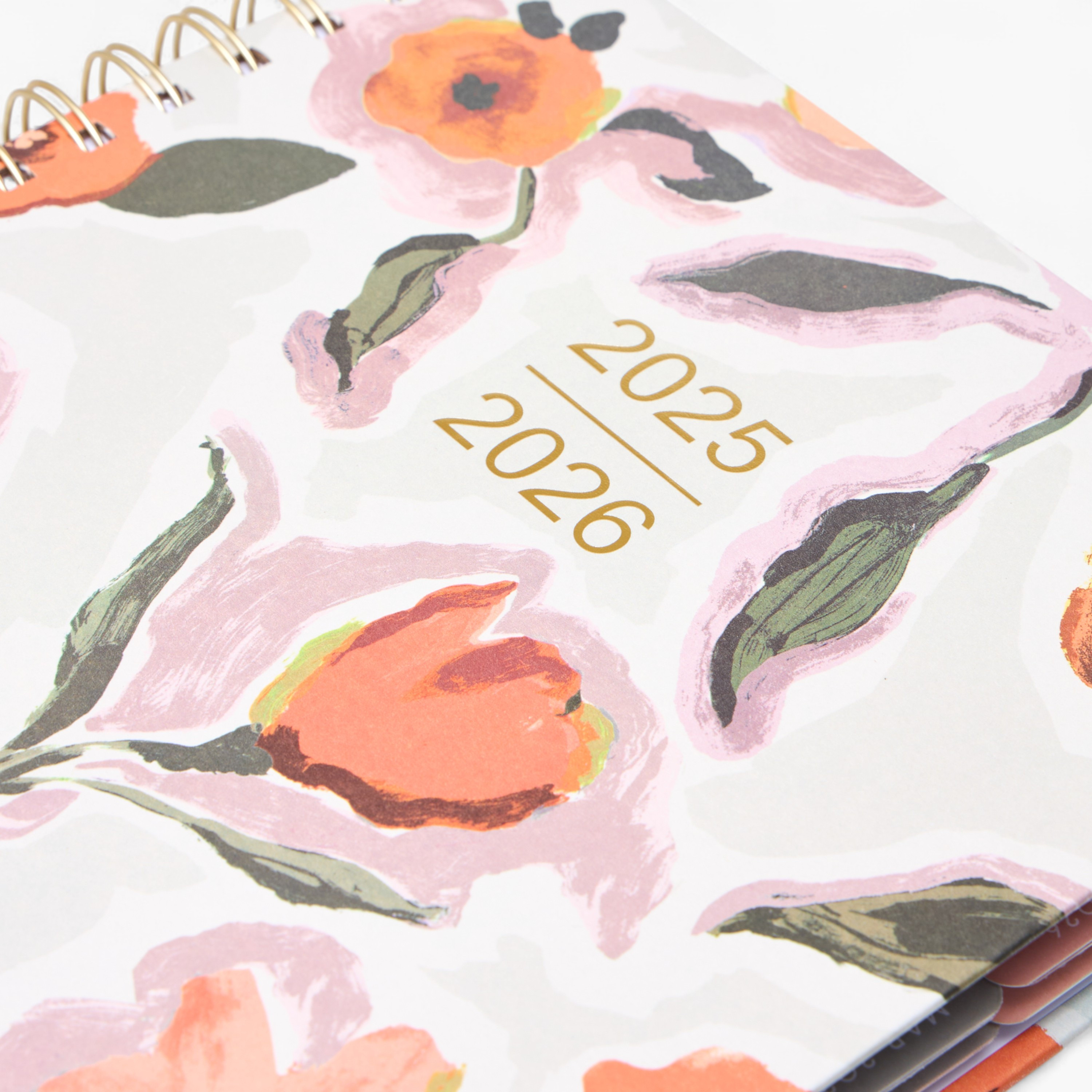 Floral Print 18-Month Hardcover Agenda Planner-school-stationery-notebooks-image-4