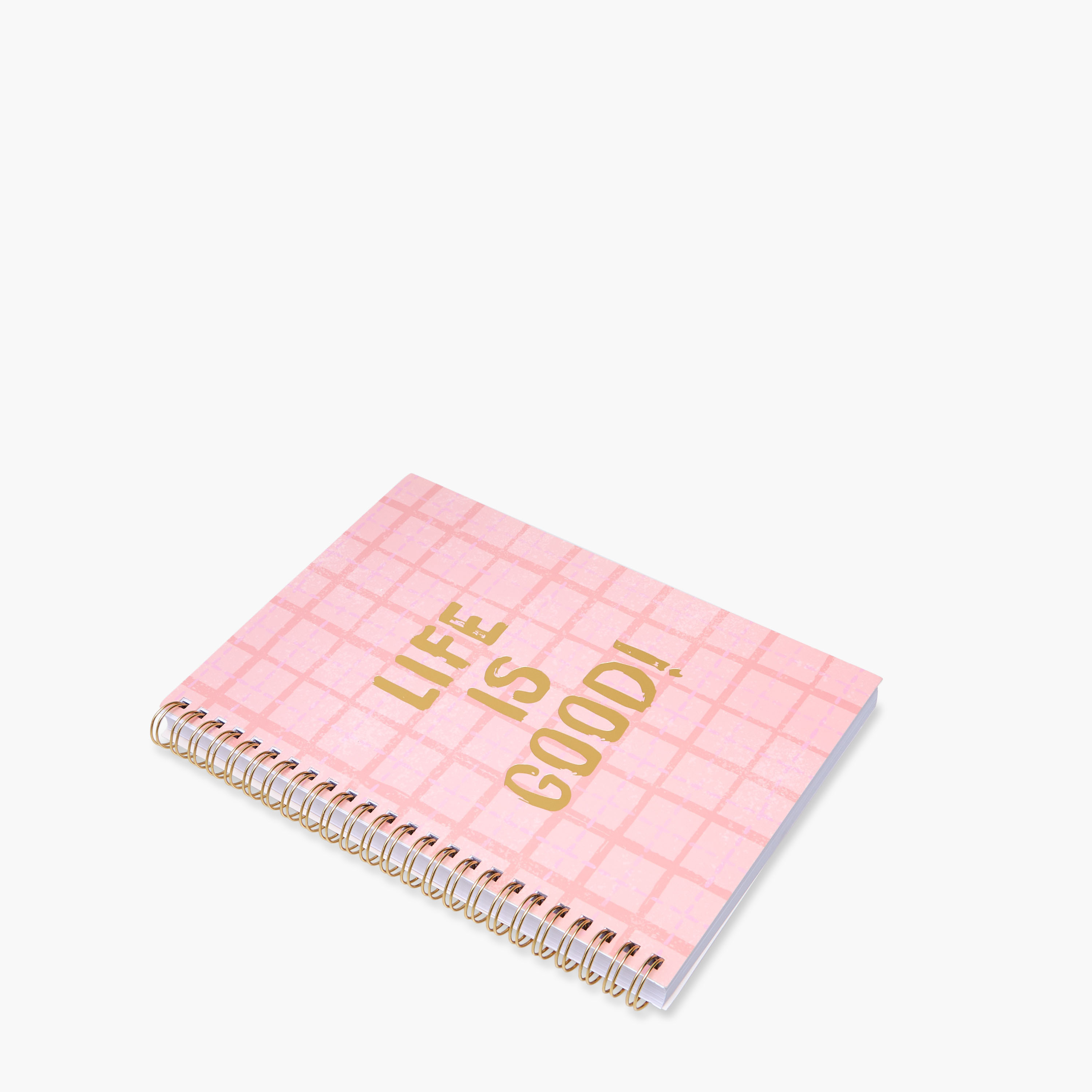 Slogan Print A5 Ruled Spiral Notebook-school-stationery-notebooks-image-2
