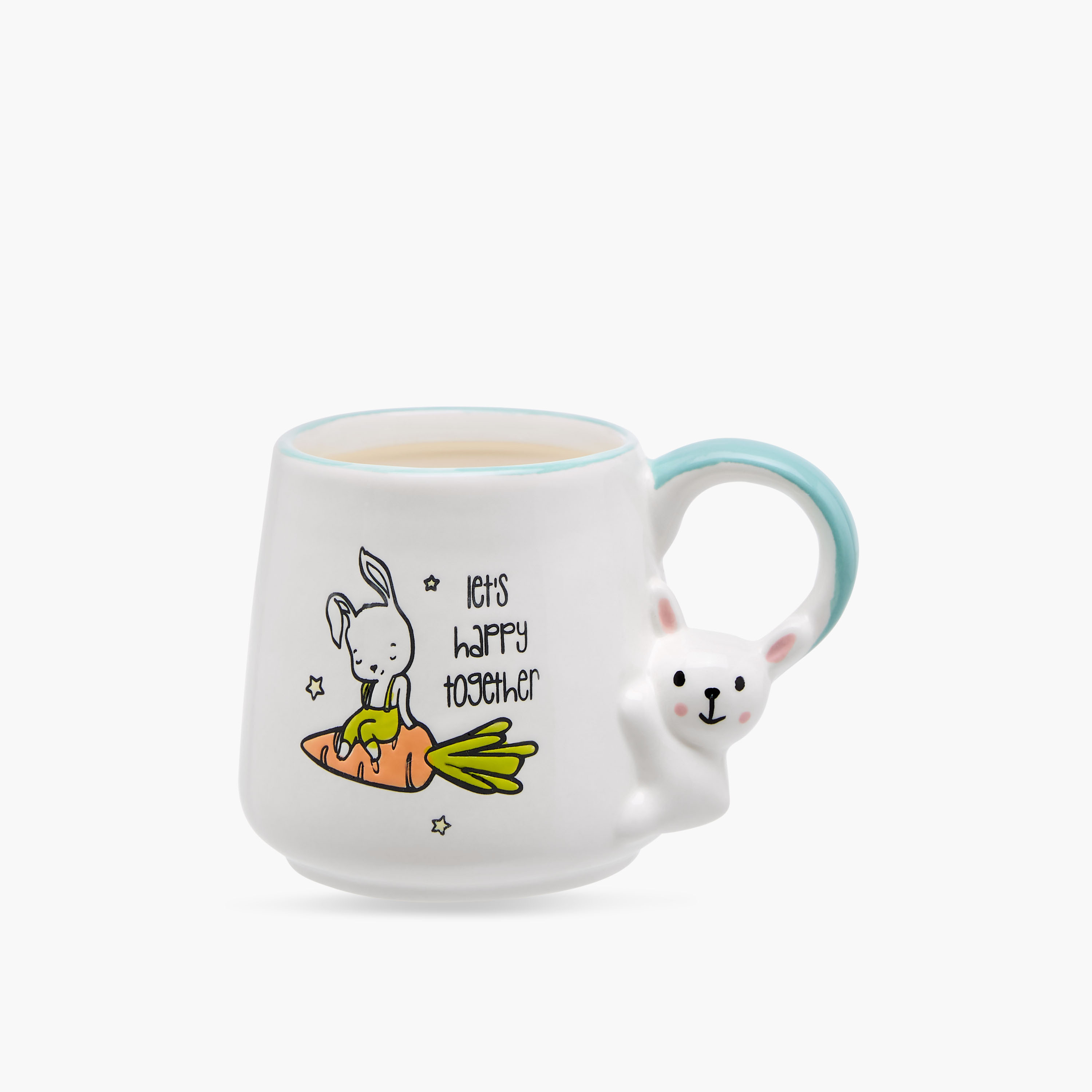 Bunny Print New Bone China Mug with Handle - 458 ml-household-dining-teaandcoffee-mugsandcups-image-1