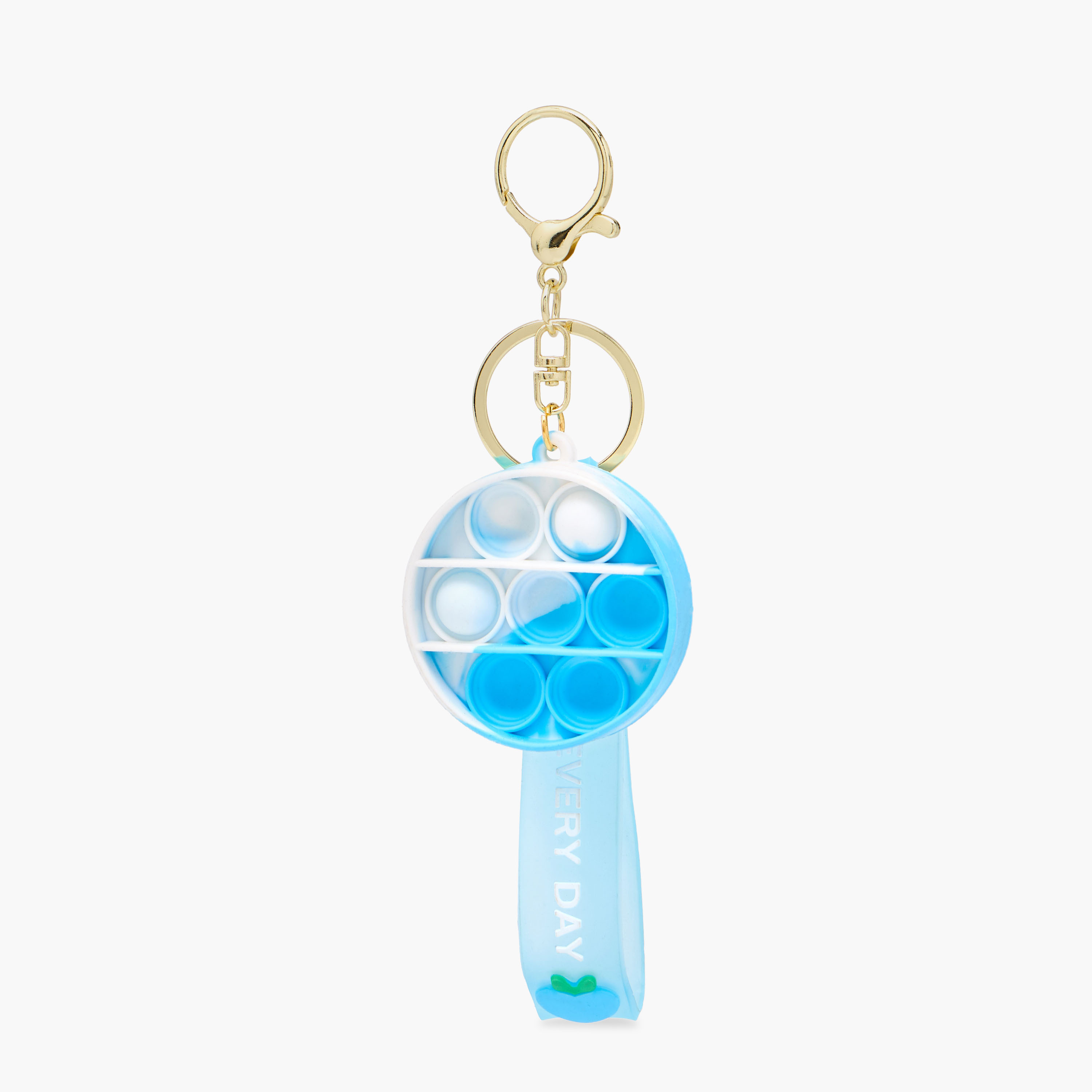 Pop It Fidget Toy Accent Keychain with Lobster Hook-girls-accessories-keyringsandbagcharms-image-1