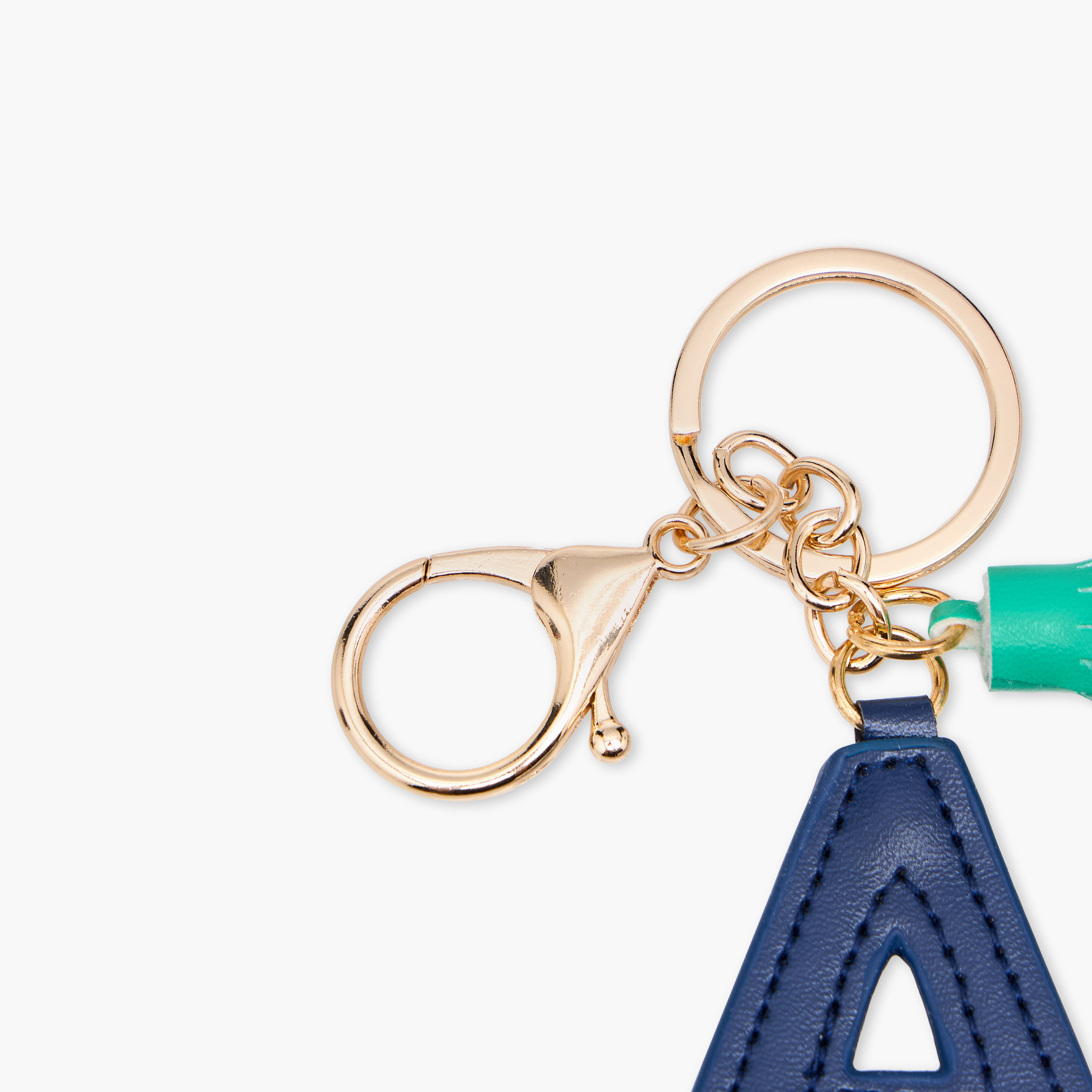 Initial "A" Accent Keychain with Lobster Hook and Tassel Charm-girls-accessories-keyringsandbagcharms-image-4