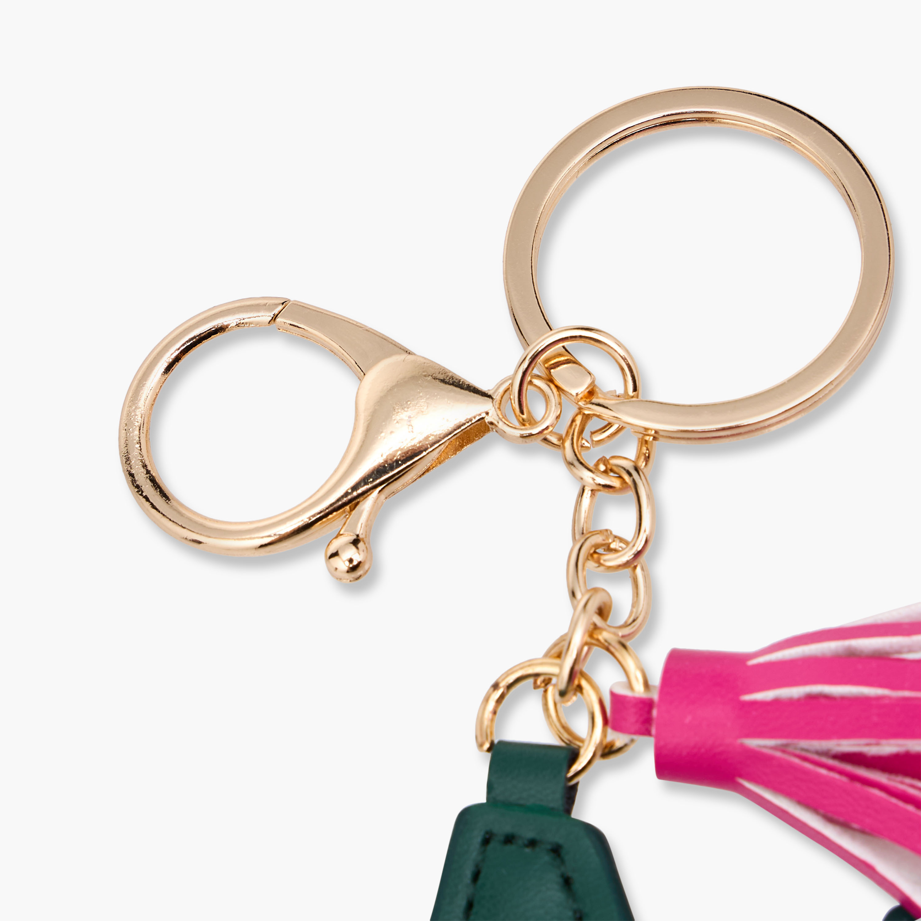 Initial "N" Accent Keychain with Lobster Hook and Tassel Charm-girls-accessories-keyringsandbagcharms-image-4