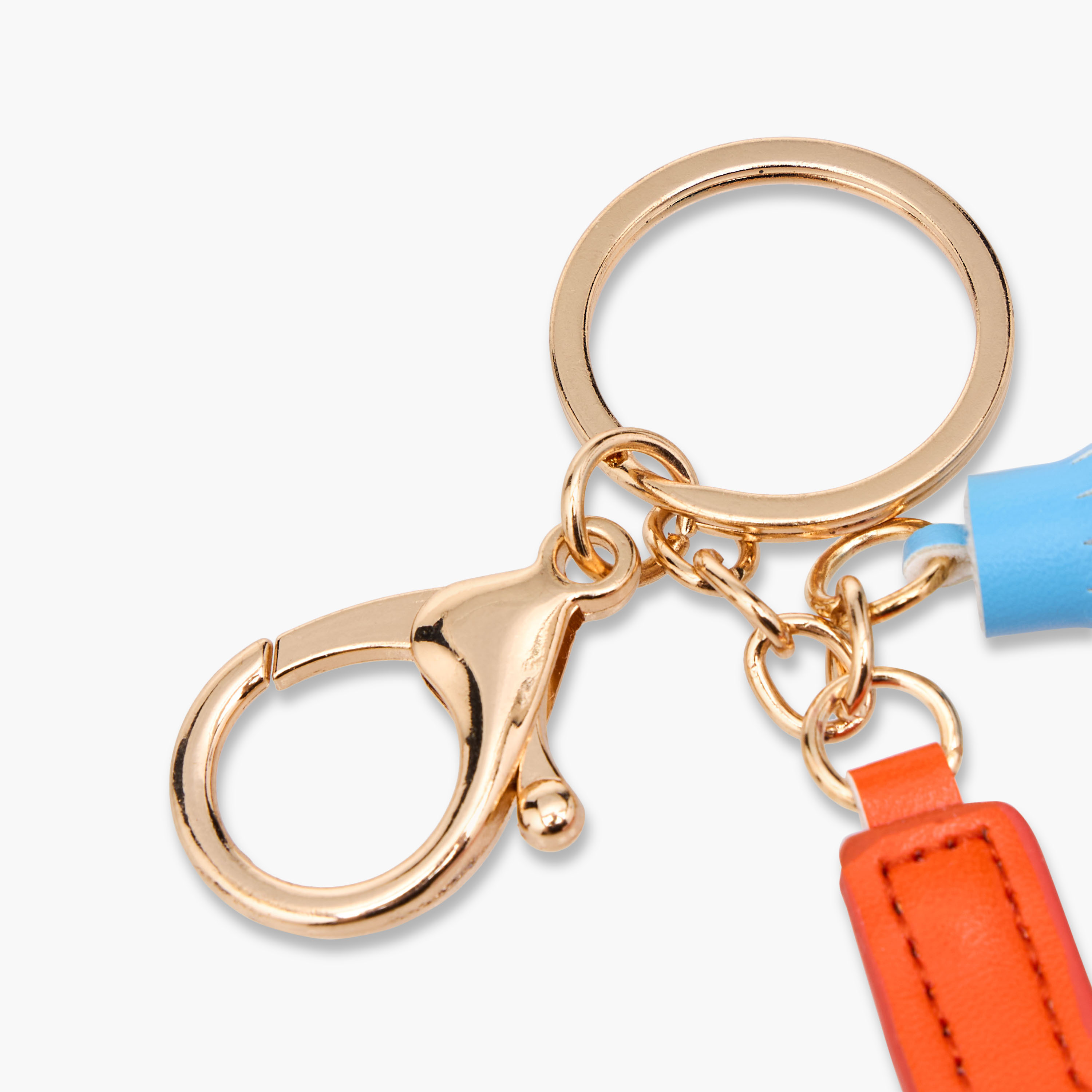 Initial "K" Accent Keychain with Lobster Hook and Tassel Charm-girls-accessories-keyringsandbagcharms-image-4
