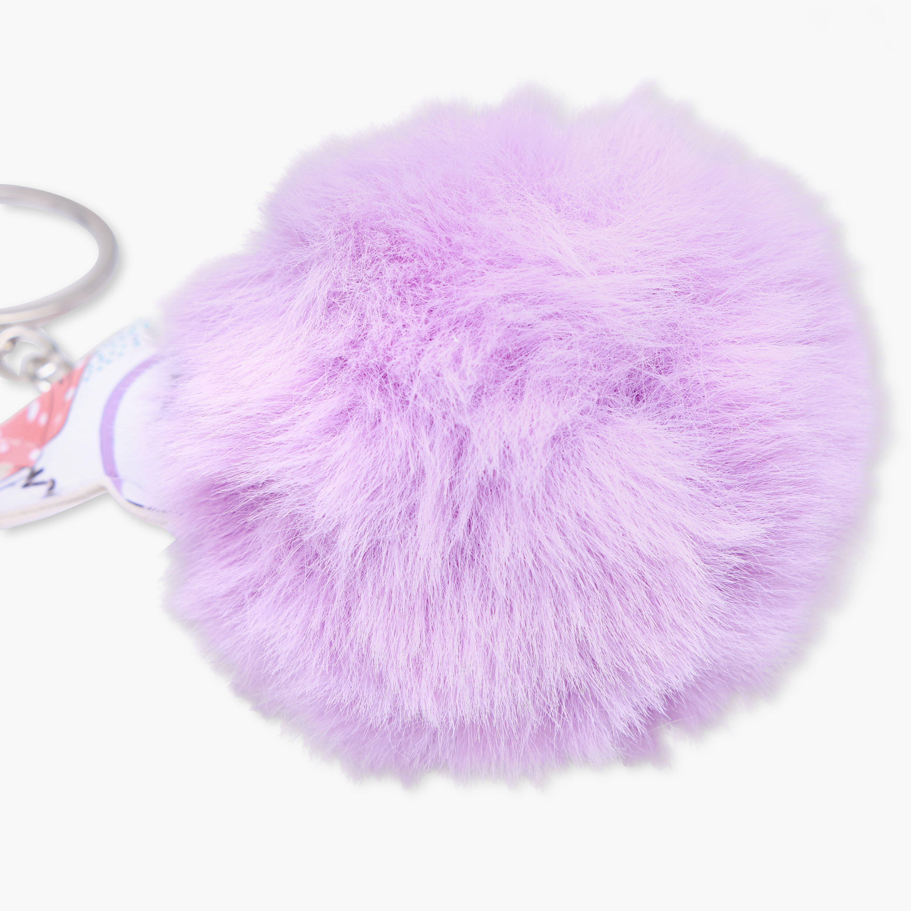 Cat Charm Keyring with Pom Pom and Lobster Hook-girls-accessories-keyringsandbagcharms-image-3