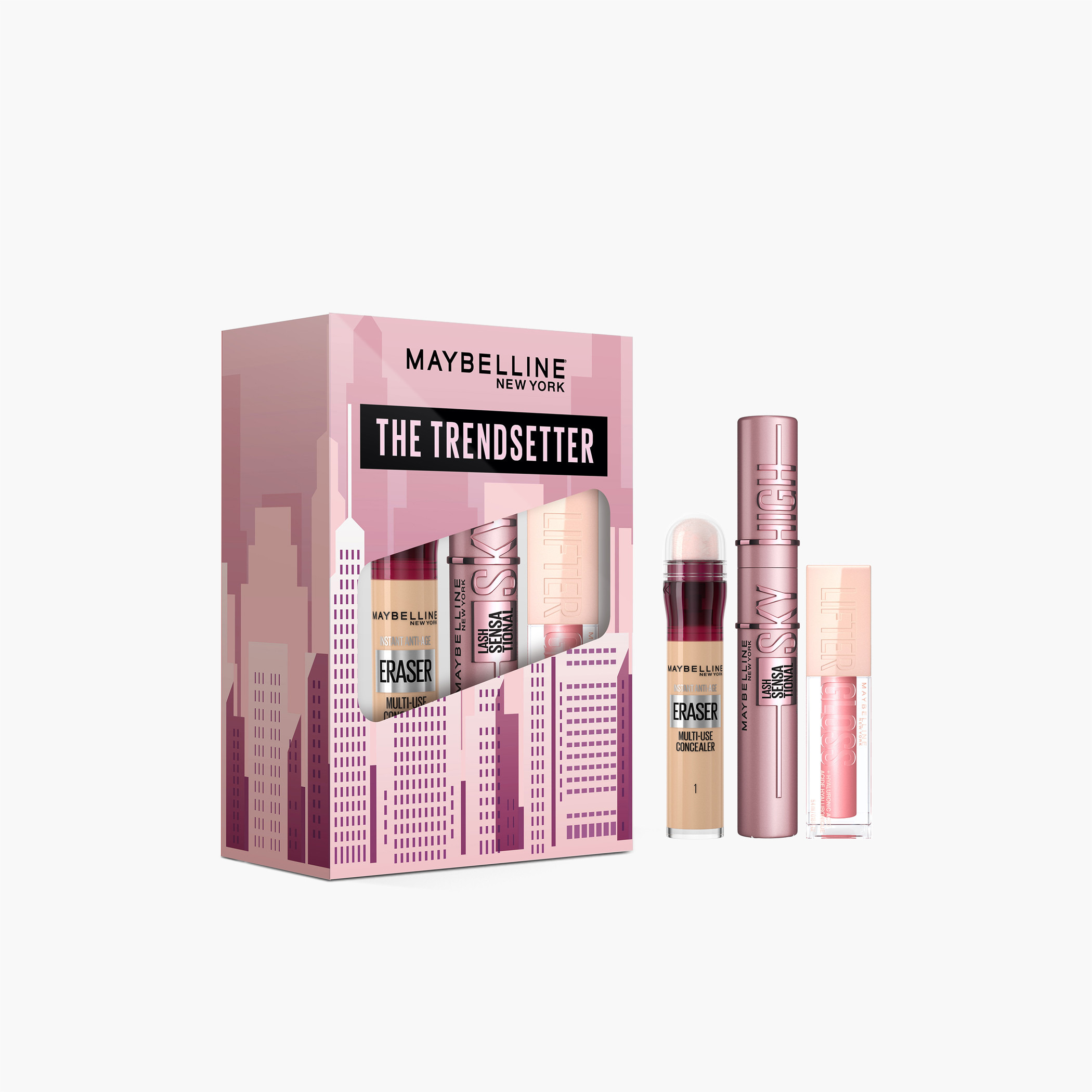 Maybelline New York Sky High Mascara with IAR Concealer and Lifter Gloss Gift Set-beautyandpersonalcare-bathandbody-giftsets-image-1