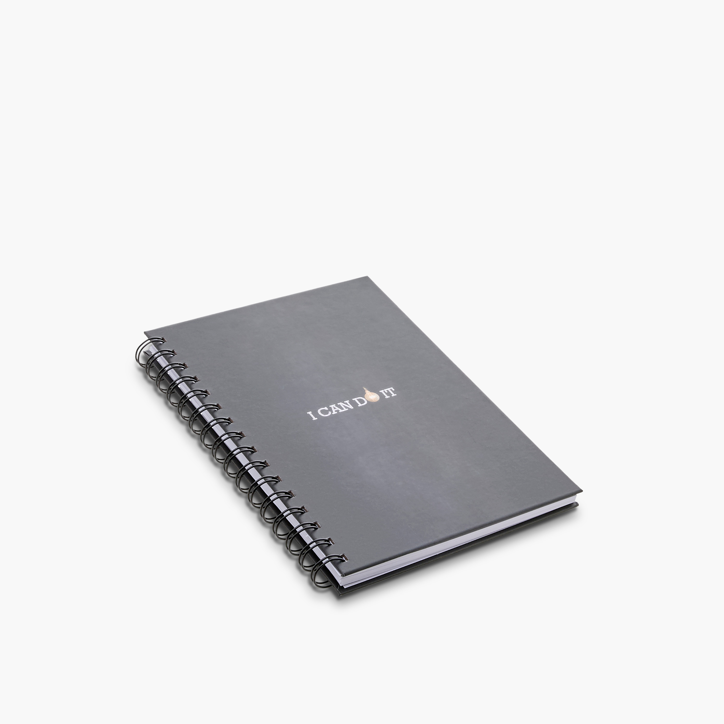 Slogan Print A5 Hardbound Spiral Notebook-school-stationery-notebooks-image-2