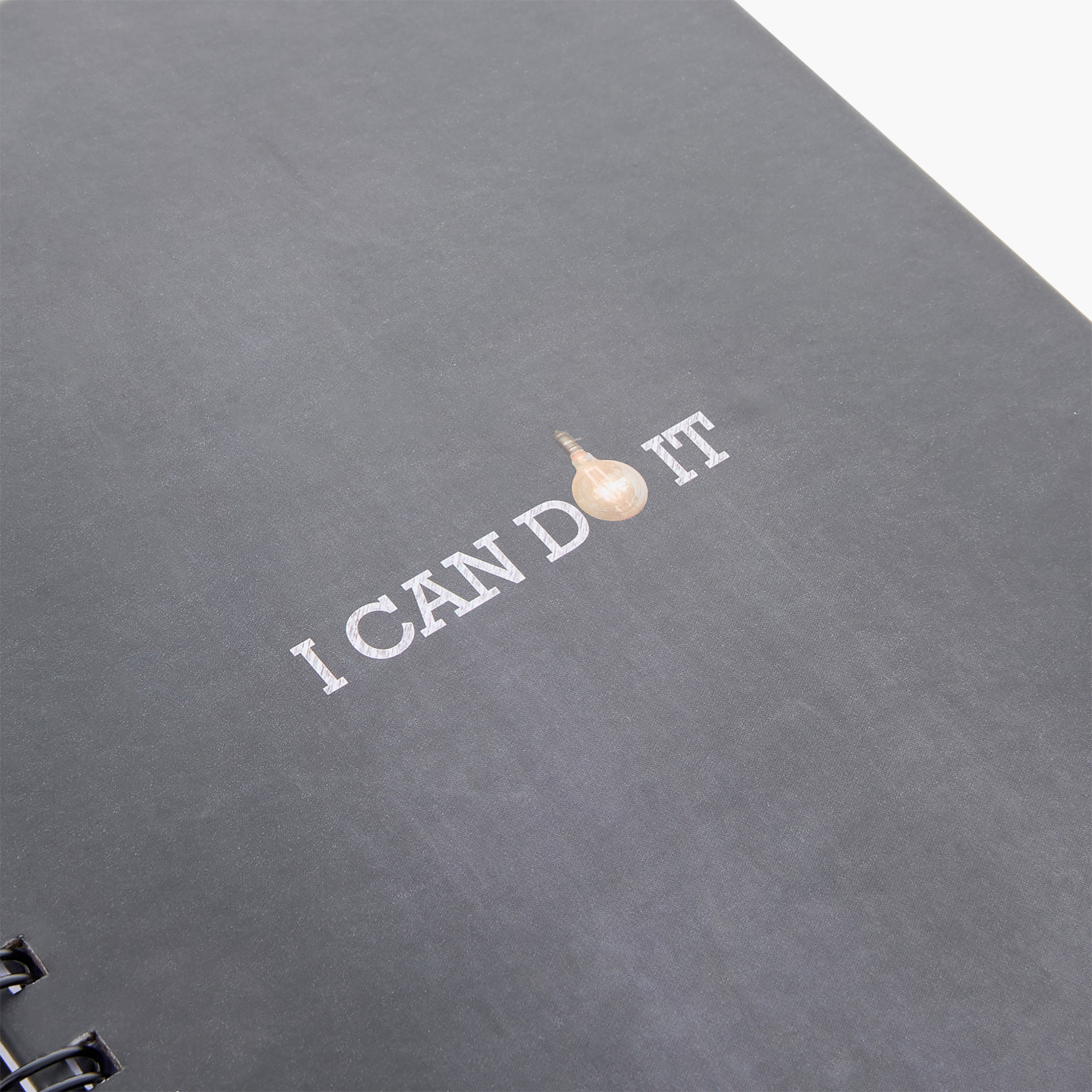 Slogan Print A5 Hardbound Spiral Notebook-school-stationery-notebooks-image-4