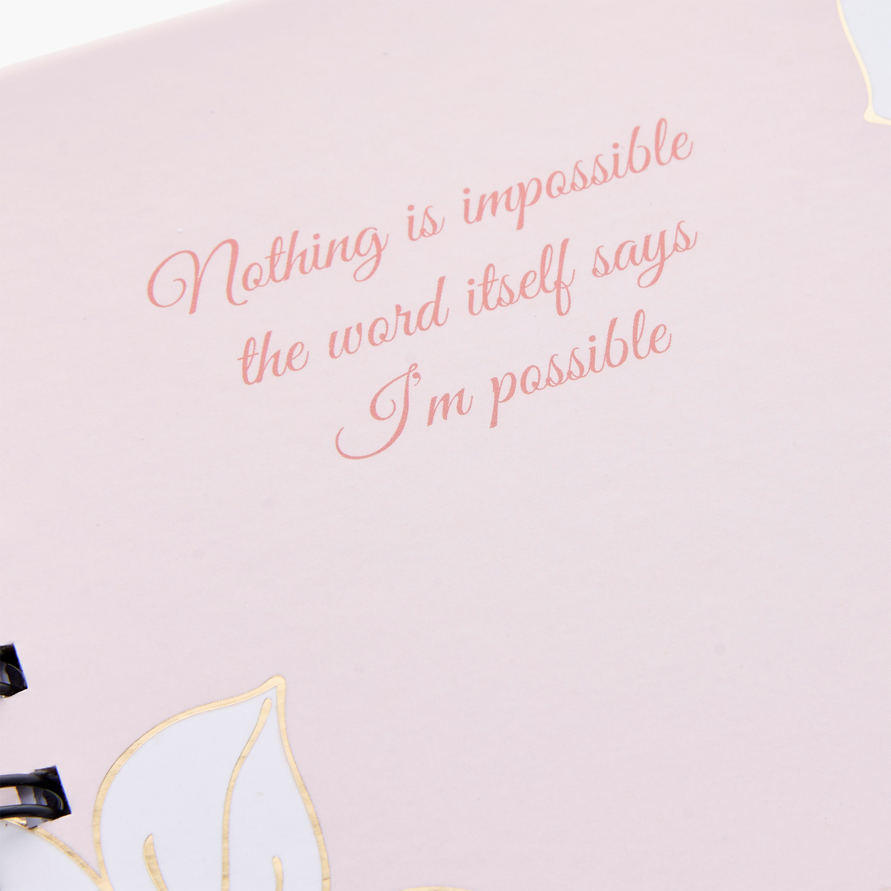 Slogan Print A5 Hardbound Spiral Notebook-school-stationery-notebooks-image-4