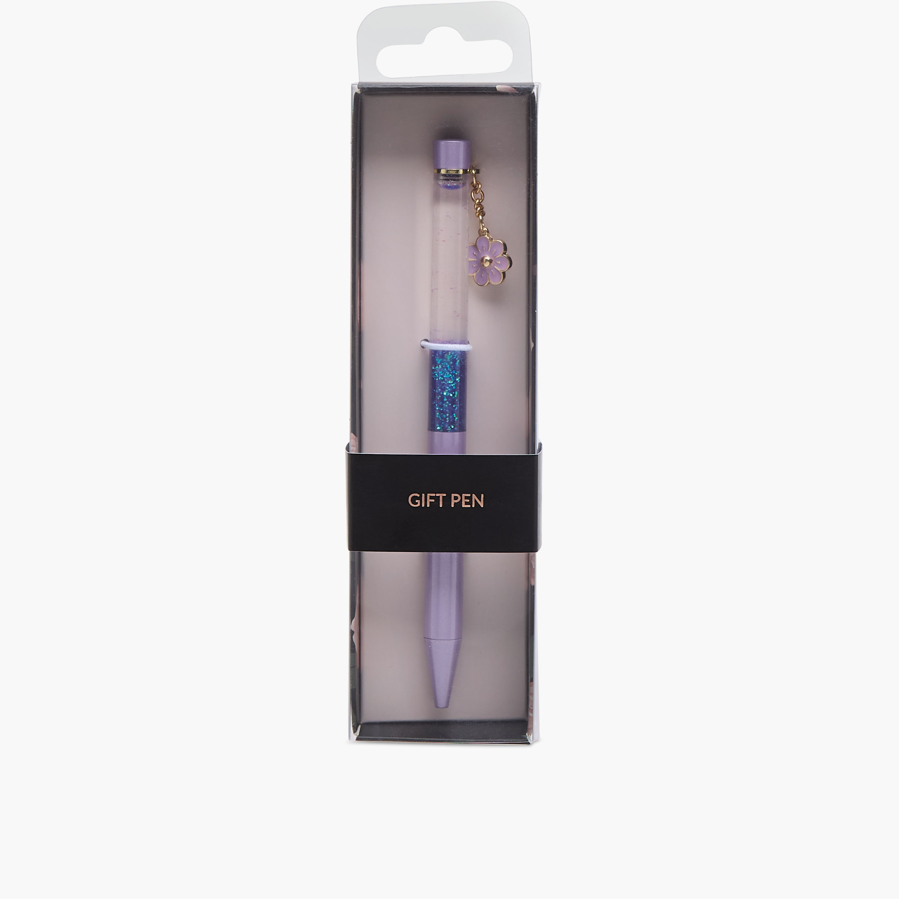 Glitter Detail Pen with Floral Charm-school-stationery-pensandpencils-image-4