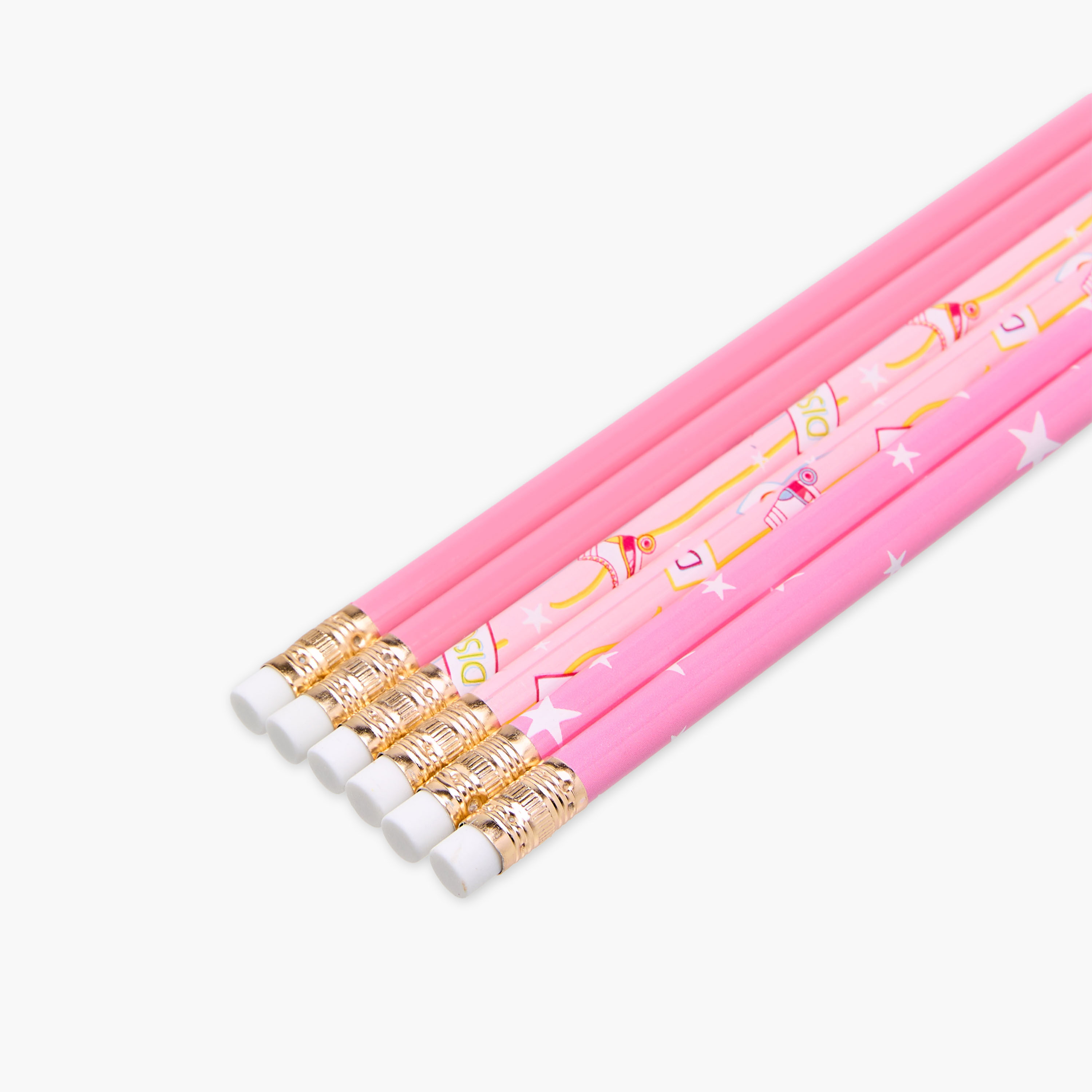 Assorted Wooden Pencil - Set of 6-school-stationery-pensandpencils-image-4