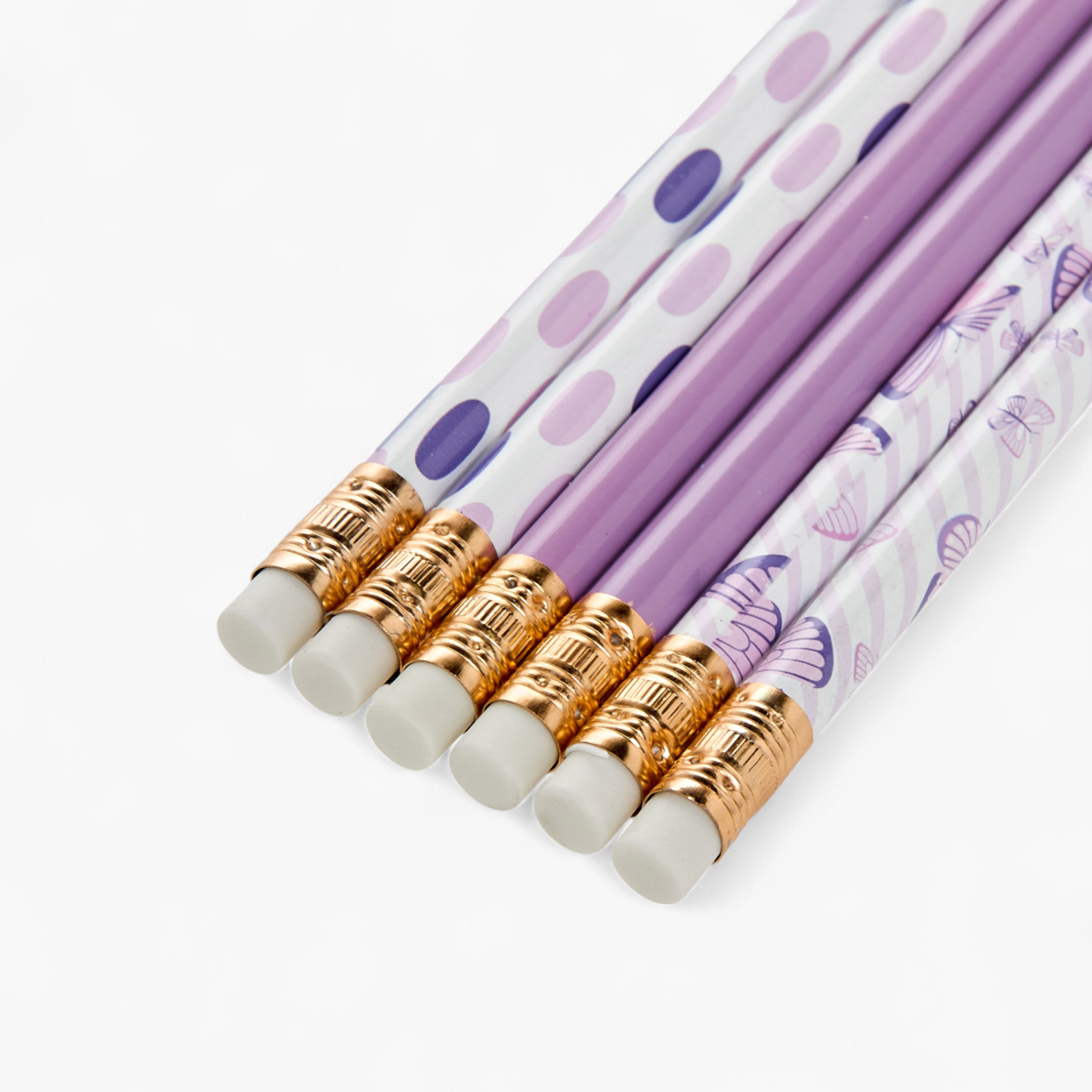 Assorted 6-Piece Wooden Pencil Set-school-stationery-pensandpencils-image-3