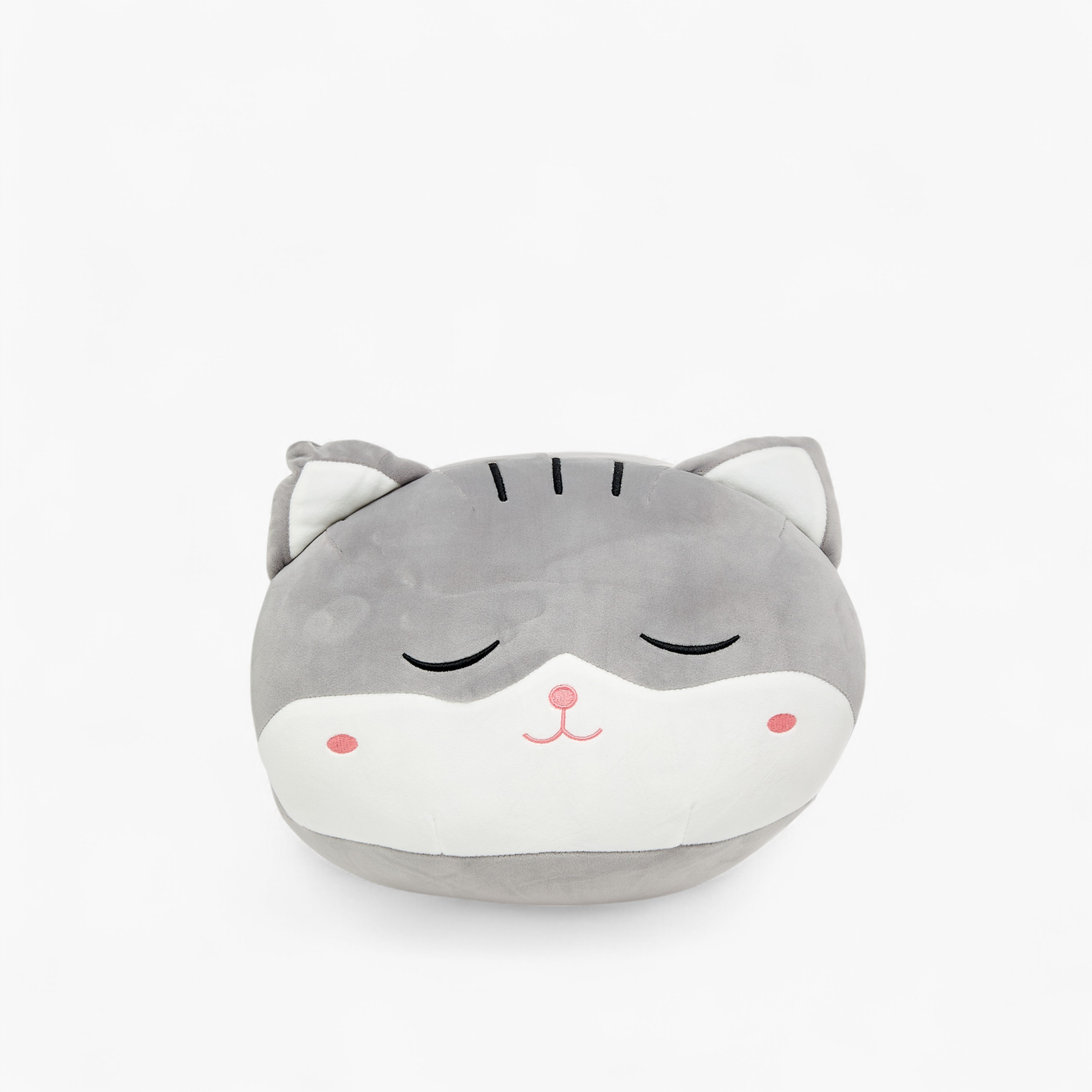 Cat Face Decorative Cushion - 30 cms-household-cushionsandthrows-filledcushions-decorativecushions-image-1