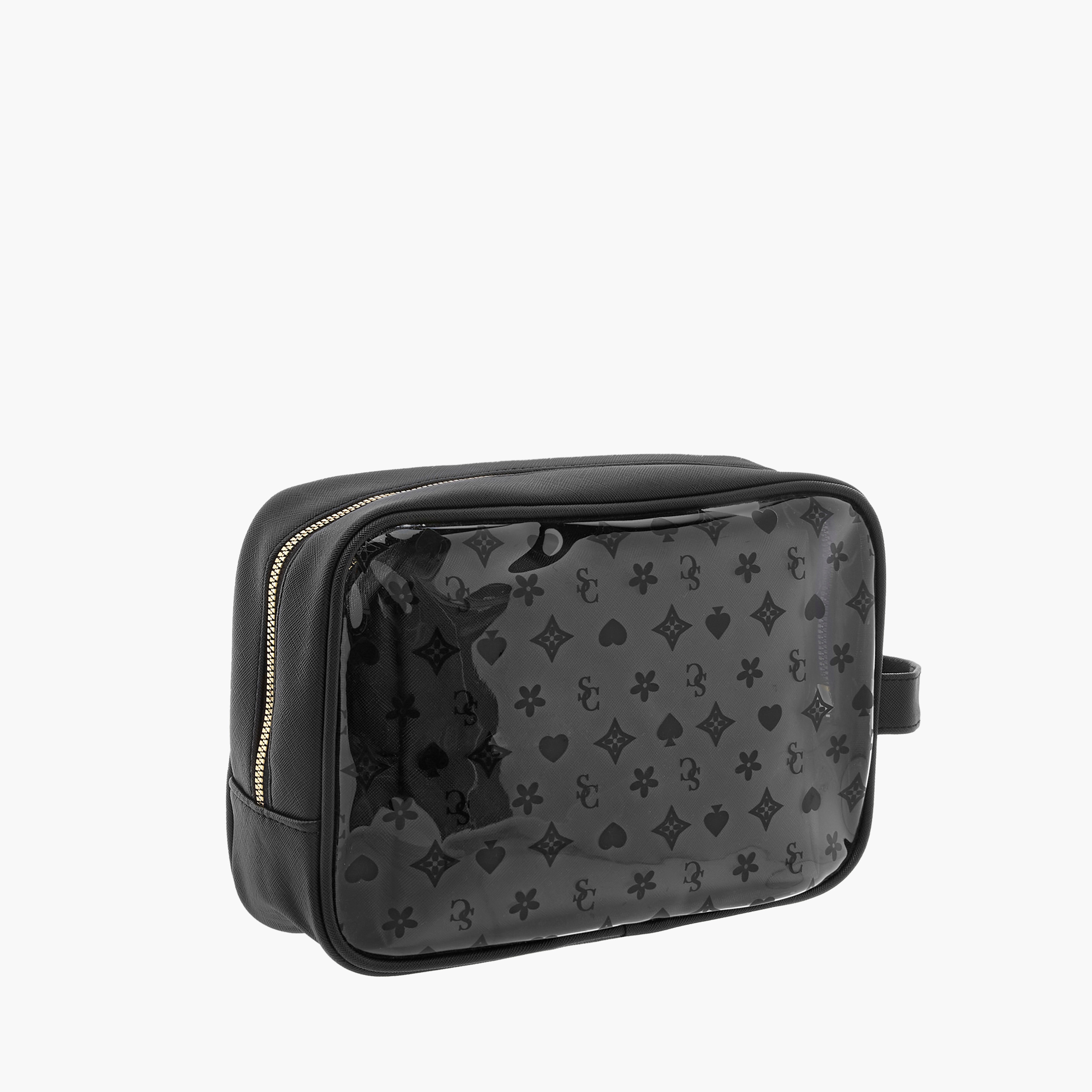 Printed 2-Piece Beauty Pouch Set with Zip Closure - 26x19x8 cms-beautyandpersonalcare-makeup-brushesandaccessories-makeuppouches-image-3