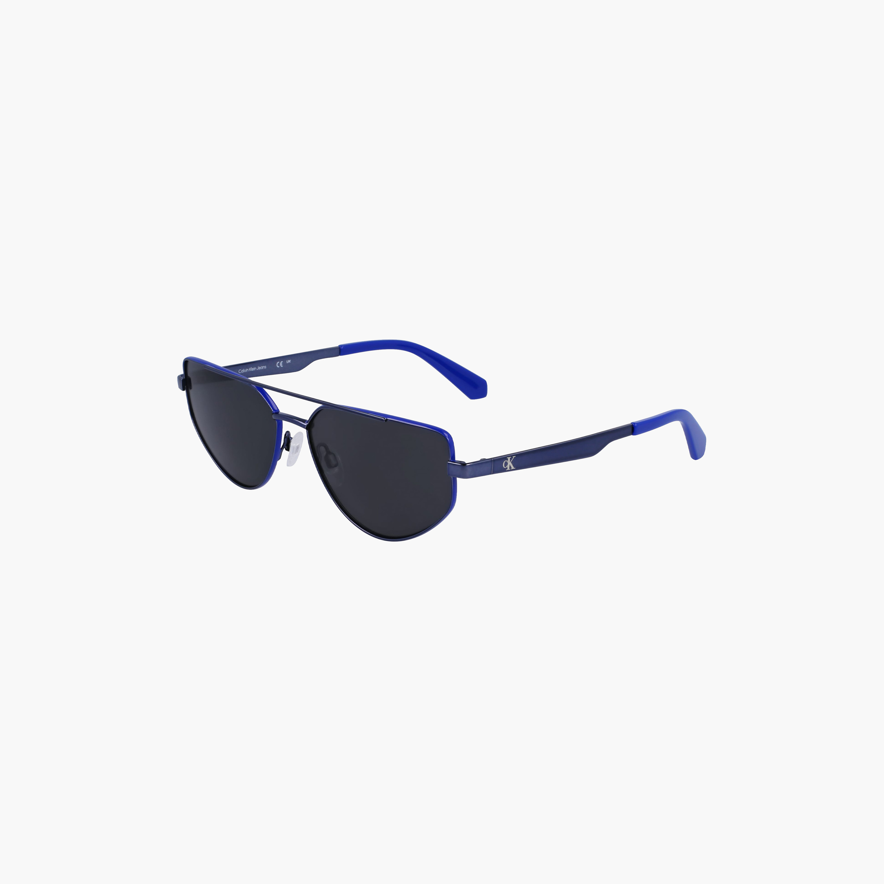 كالفن كلاين - نظارة شمسية -  تصميم خاص (طيار) - أزرق - مقاس 58 ملم CKJ23220S-men-sunglasses-image-1