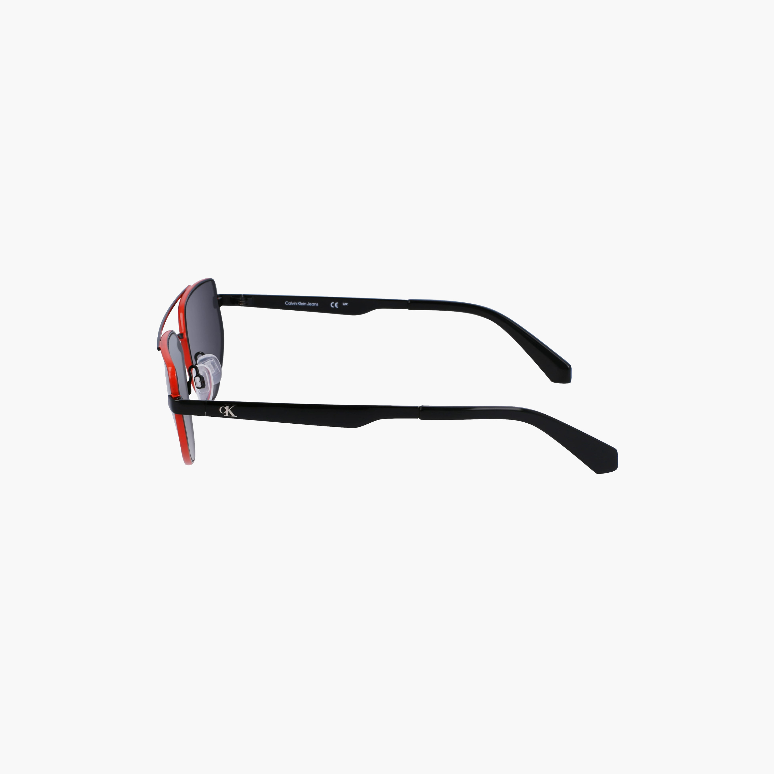 كالفن كلاين - نظارة شمسية -  تصميم خاص (طيار) - برتقالي - مقاس 58 ملم CKJ23220S-men-sunglasses-image-4
