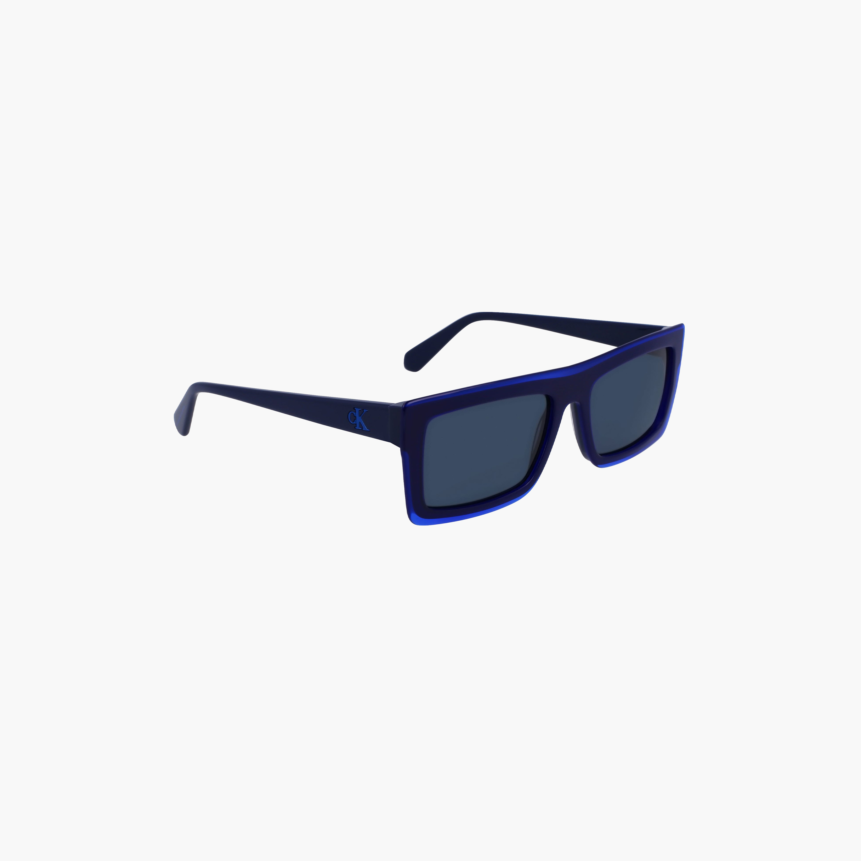 كالفن كلاين - نظارة شمسية -  مستطيلة - أزرق - مقاس 55 ملم CKJ23657S-men-sunglasses-image-2