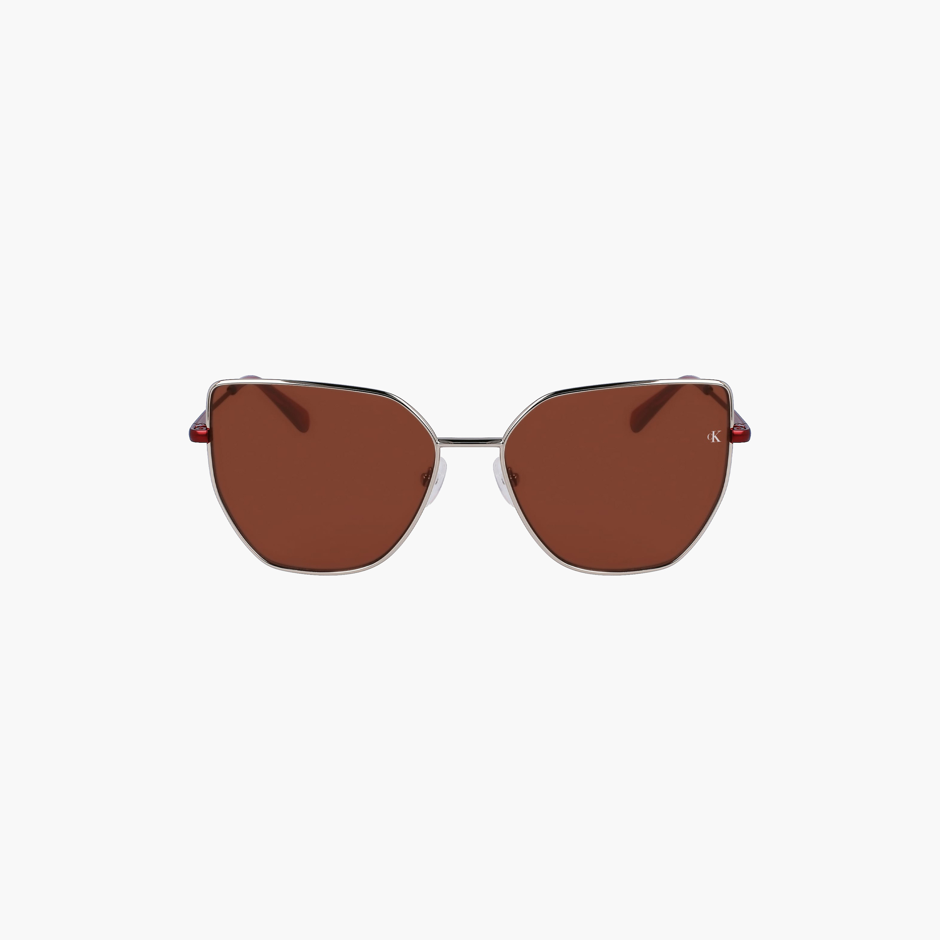 كالفن كلاين - نظارة شمسية -  شكل فراشة - أحمر - مقاس 60 ملم CKJ23202S-women-sunglasses-image-3