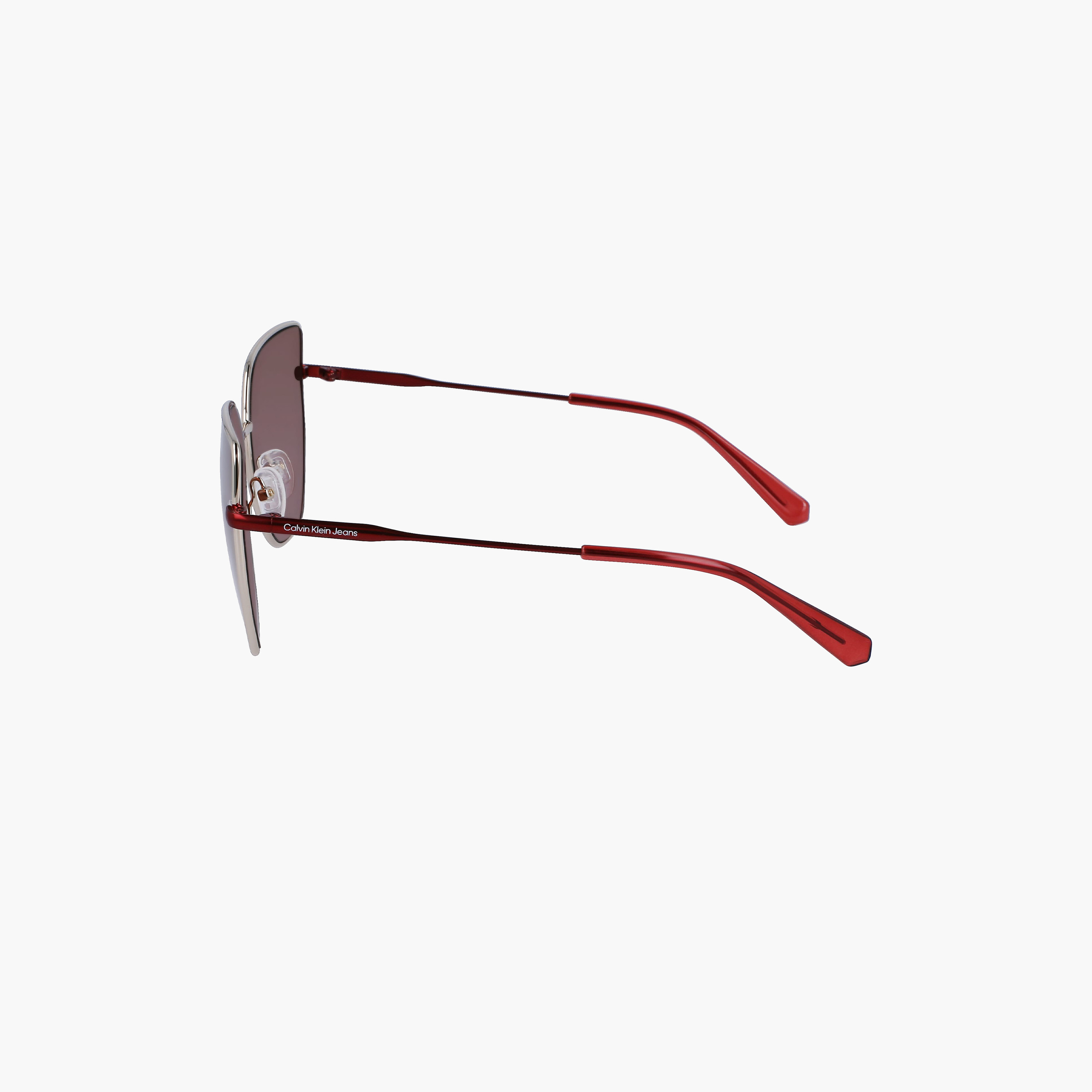 كالفن كلاين - نظارة شمسية -  شكل فراشة - أحمر - مقاس 60 ملم CKJ23202S-women-sunglasses-image-4
